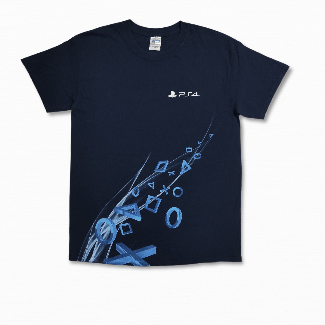 Playstation Rare Y2K PS4 GREATNESS AWAITS PROMO TEE Size US M / EU 48-50 / 2 - 1 Thumbnail