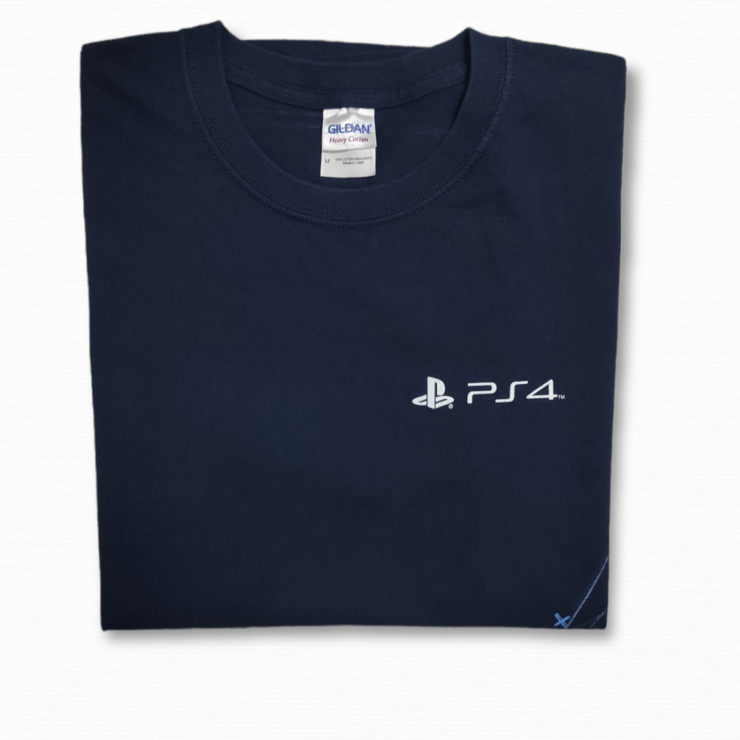 Playstation Rare Y2K PS4 GREATNESS AWAITS PROMO TEE Size US M / EU 48-50 / 2 - 11 Thumbnail