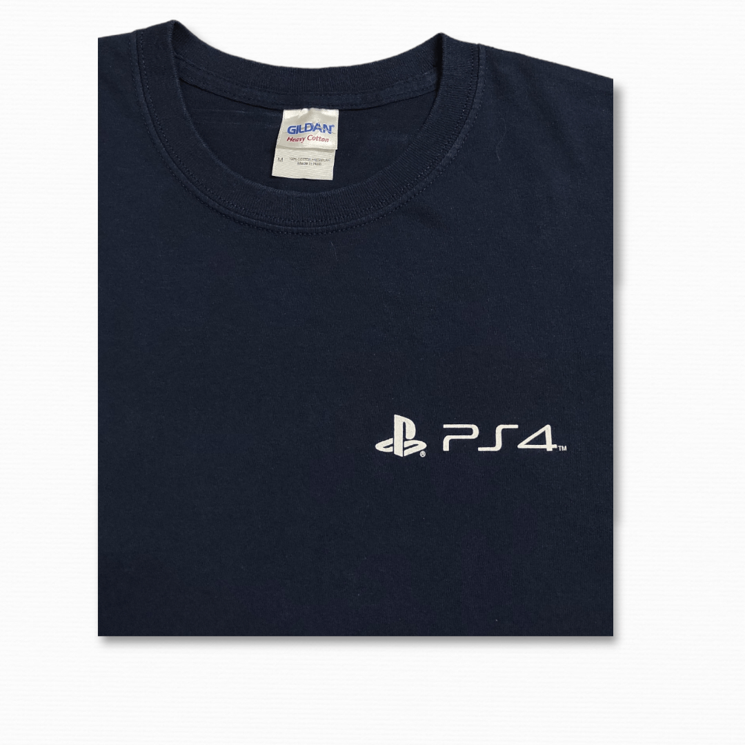 Playstation Rare Y2K PS4 GREATNESS AWAITS PROMO TEE Size US M / EU 48-50 / 2 - 9 Thumbnail