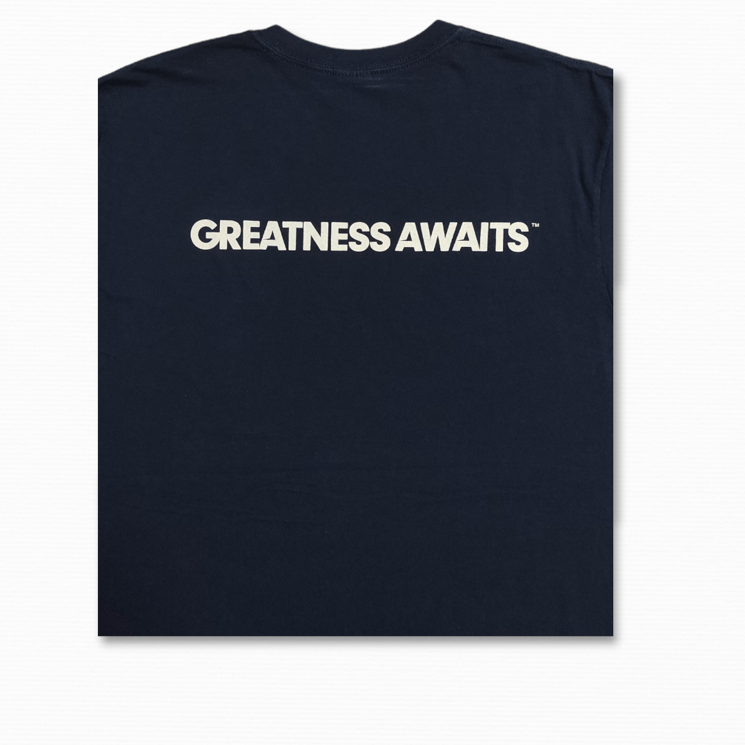 Playstation Rare Y2K PS4 GREATNESS AWAITS PROMO TEE Size US M / EU 48-50 / 2 - 7 Thumbnail