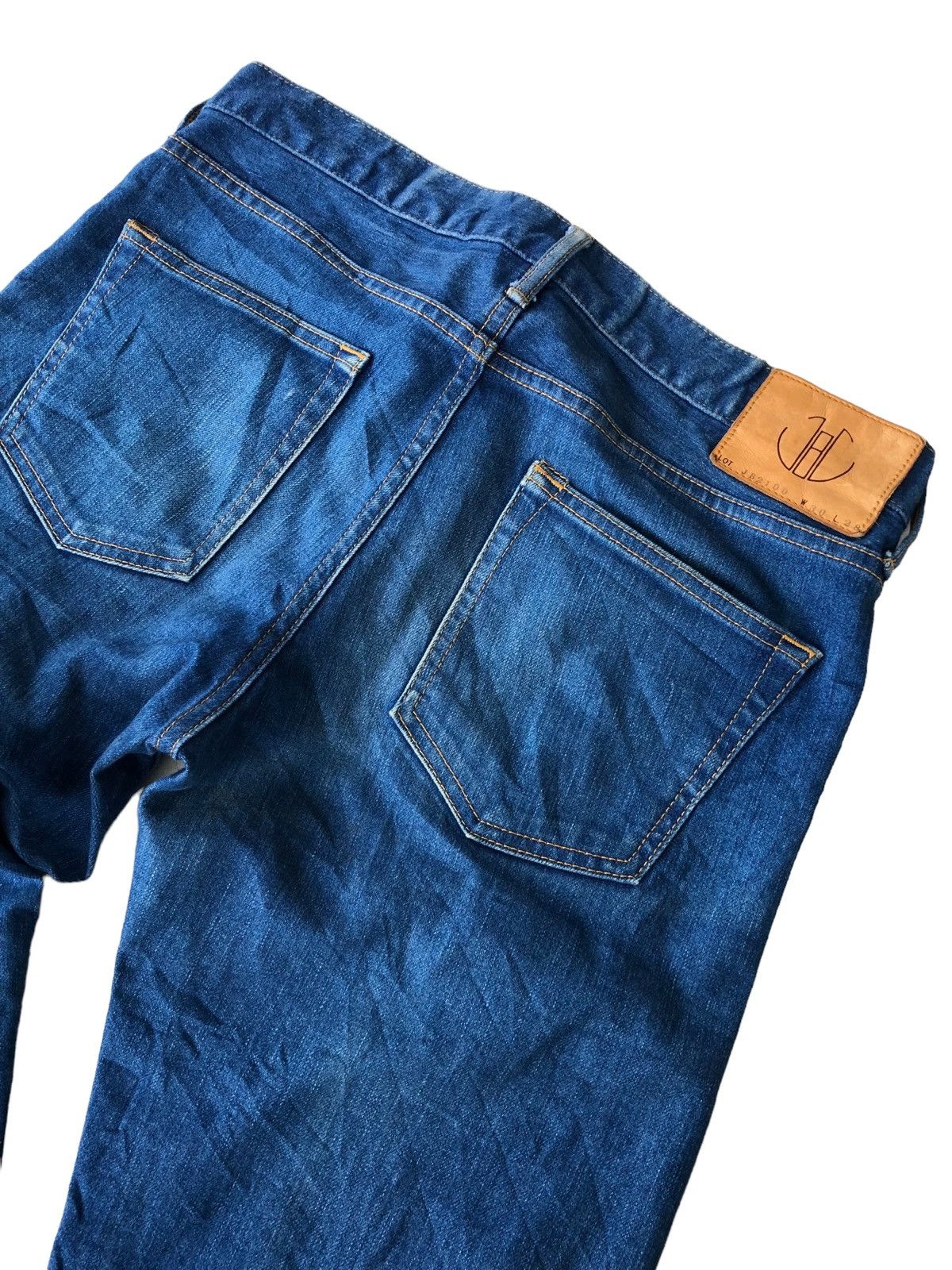 Indigo GRAIL🔥Japan Blue Jeans Indigo Regular Cut Crafted Denim Size US 31 - 1 Thumbnail