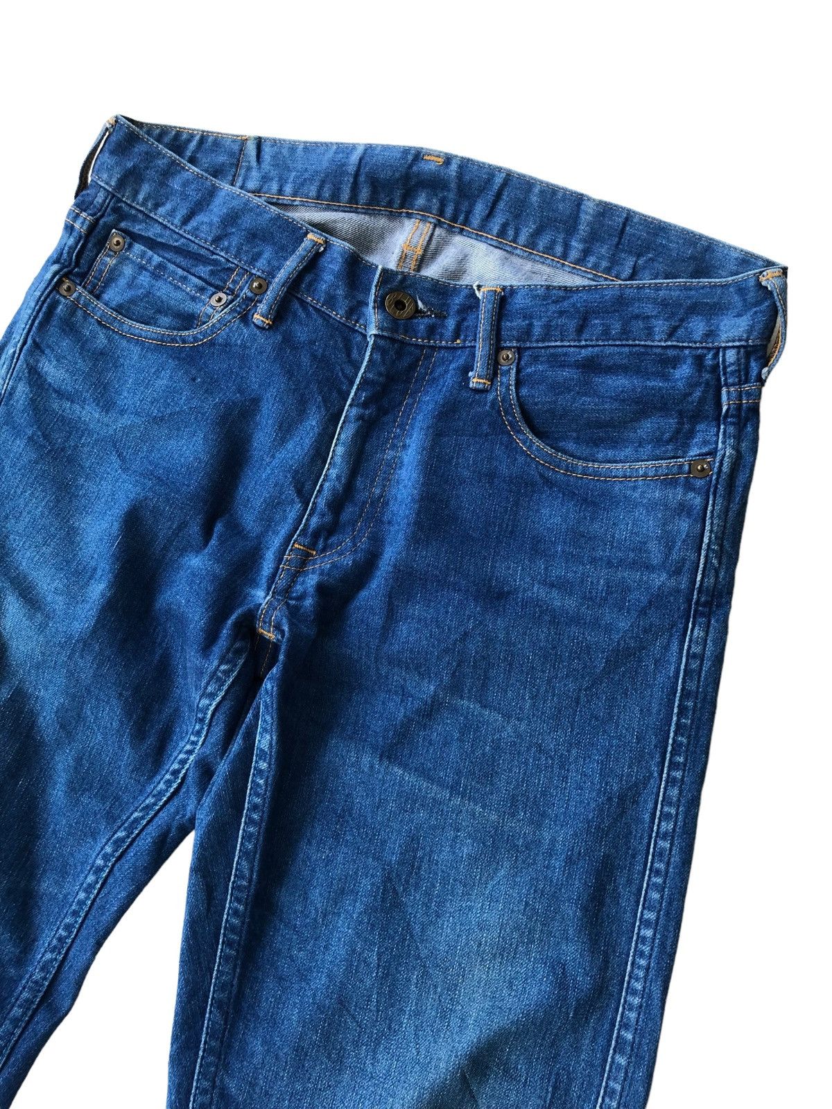 Indigo GRAIL🔥Japan Blue Jeans Indigo Regular Cut Crafted Denim Size US 31 - 5 Thumbnail