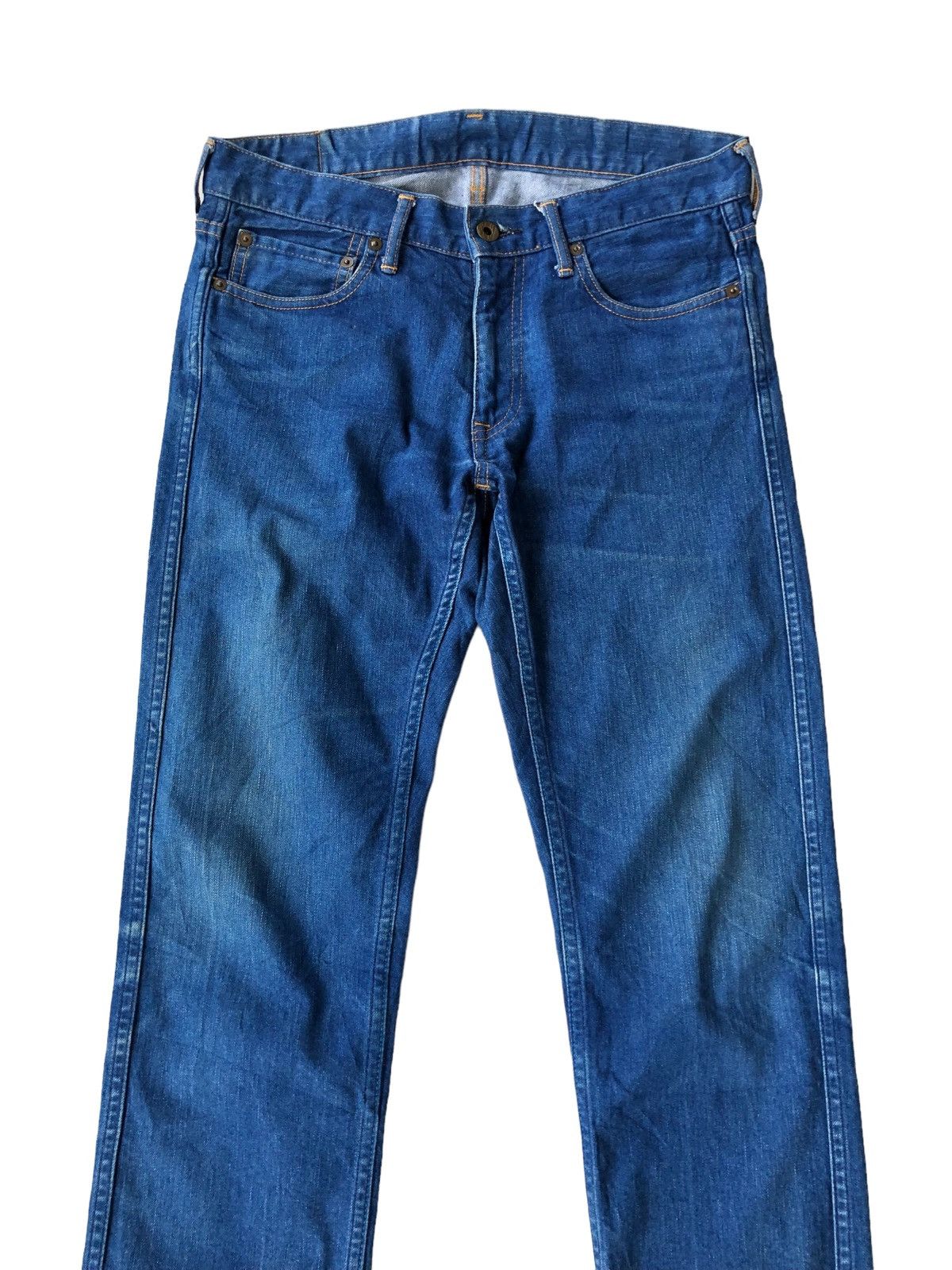 Indigo GRAIL🔥Japan Blue Jeans Indigo Regular Cut Crafted Denim Size US 31 - 4 Thumbnail