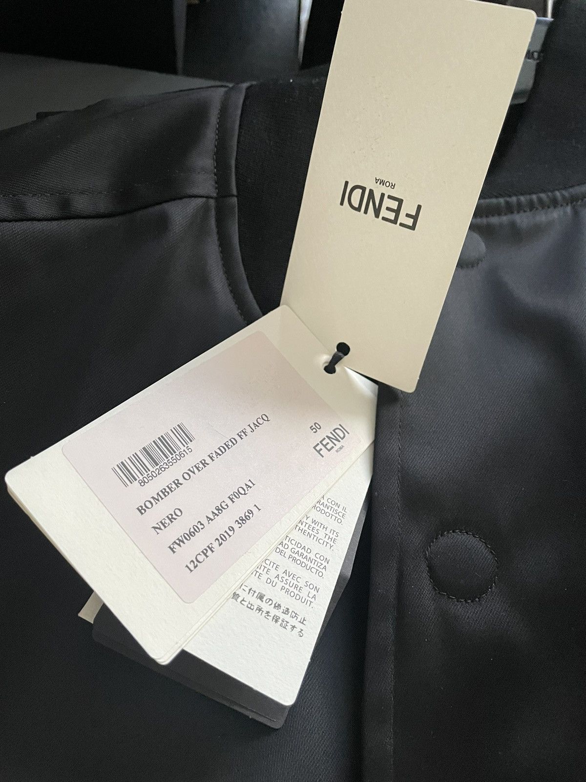 Fendi $3K Value Fendi FF Monogram Bomber Jacket Super Runway Size US L / EU 52-54 / 3 - 16 Thumbnail