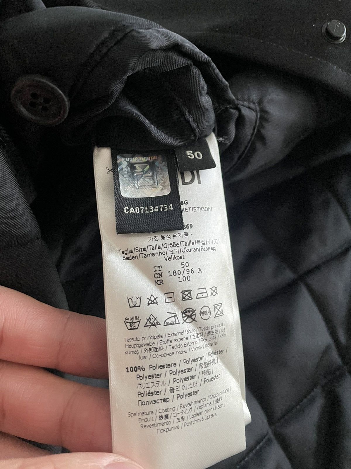 Fendi $3K Value Fendi FF Monogram Bomber Jacket Super Runway Size US L / EU 52-54 / 3 - 7 Thumbnail