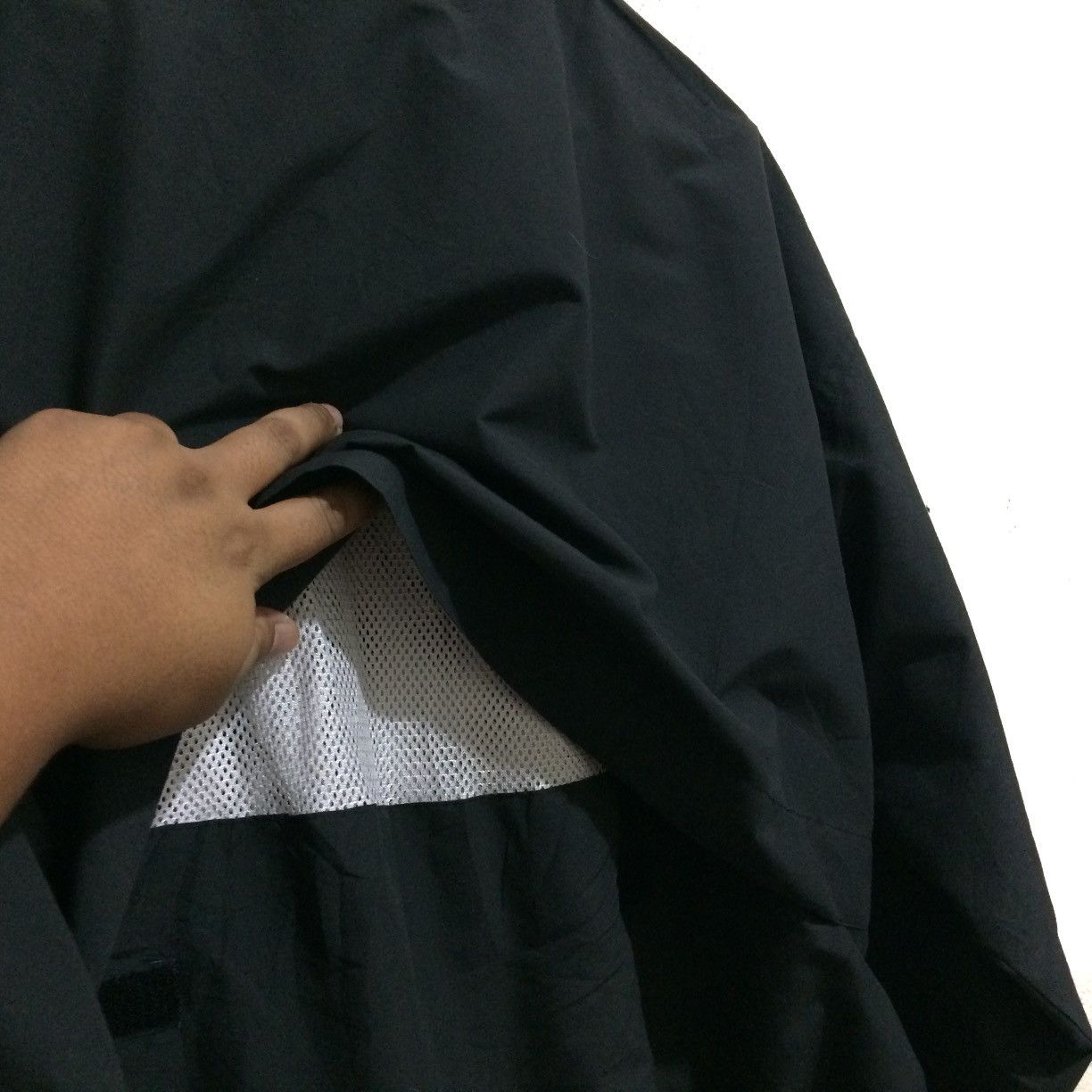 NBA × Vintage Vintage BRAVE BEARS embroidery Half Zipper Nylon Windbreaker Size US L / EU 52-54 / 3 - 5 Thumbnail