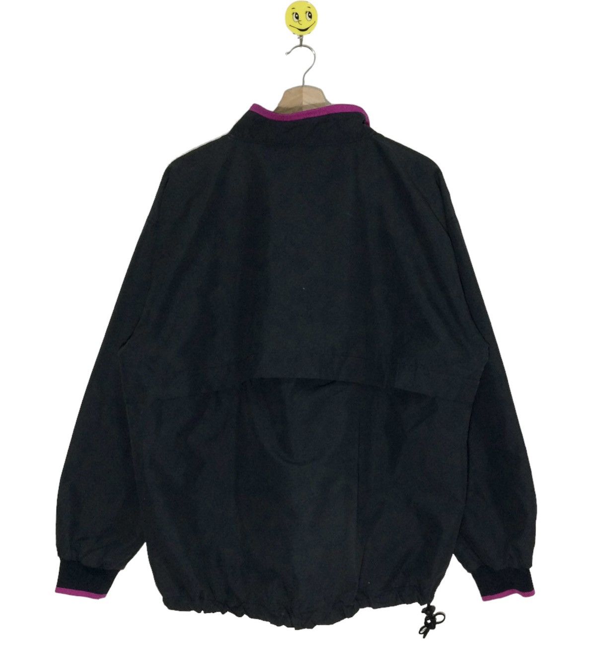 NBA × Vintage Vintage BRAVE BEARS embroidery Half Zipper Nylon Windbreaker Size US L / EU 52-54 / 3 - 4 Thumbnail