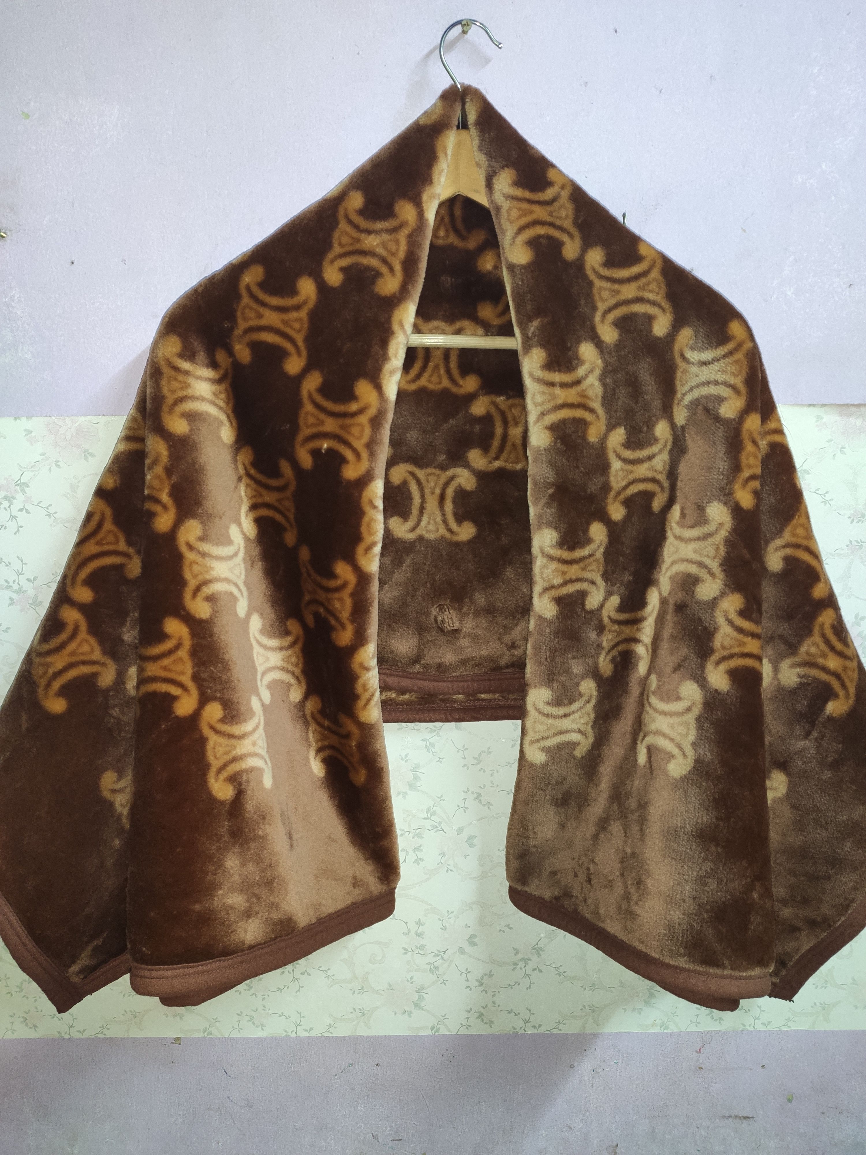 Monogram Wool Cashmere Blanket Scarf