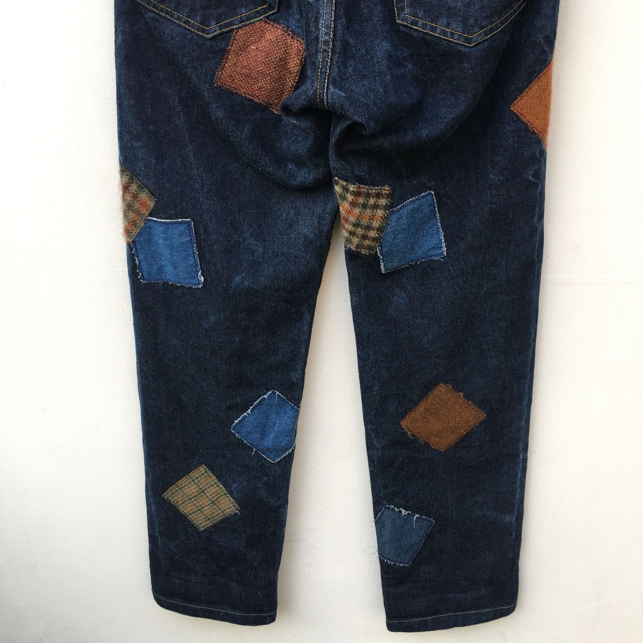 Japanese Brand Karl Helmut Collection Patchwork Patch Art Craft Size US 29 - 7 Thumbnail