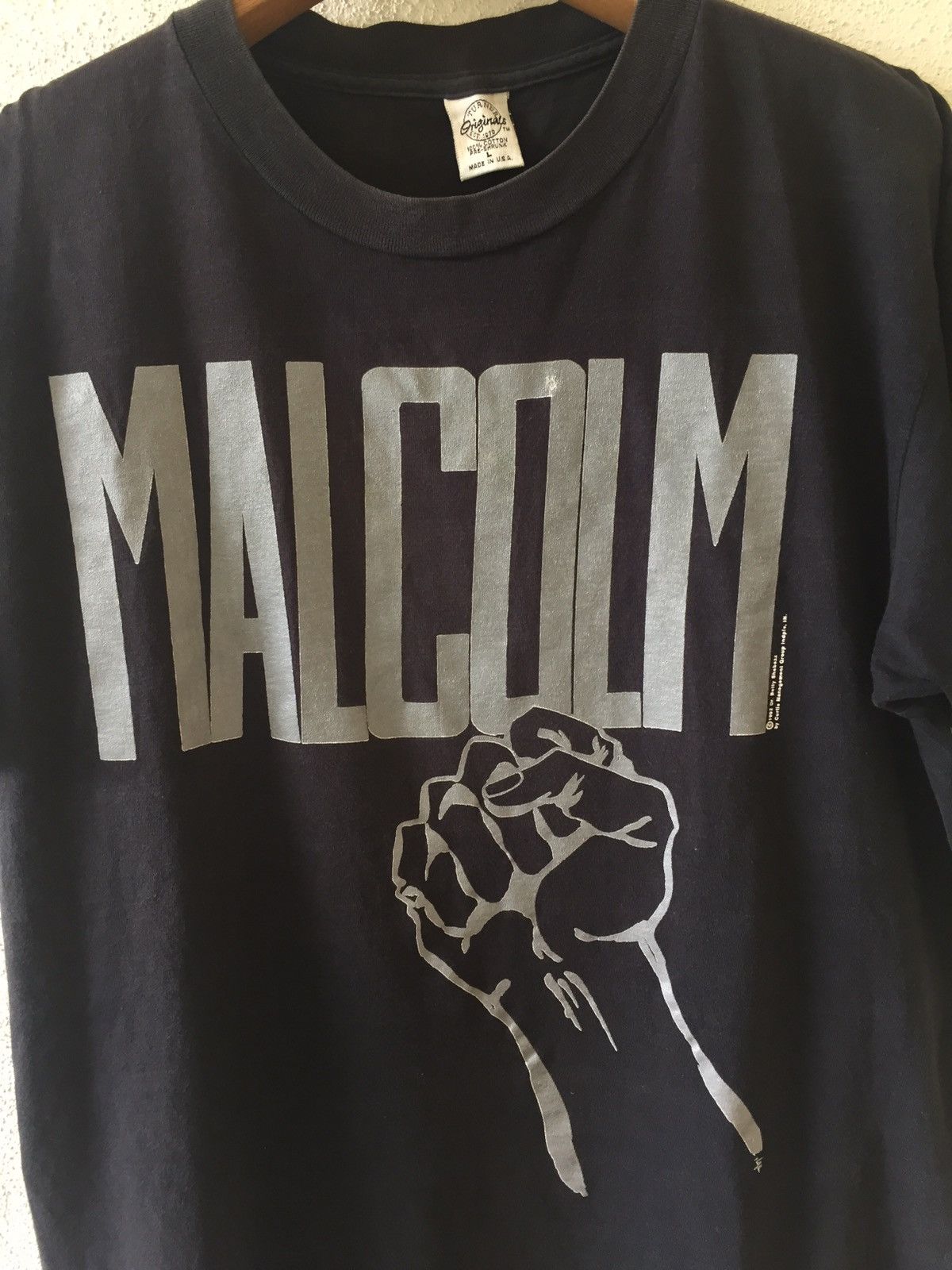 Vintage VINTAGE MALCOLM X 90s American minister Activist Rare Tees Size US L / EU 52-54 / 3 - 7 Thumbnail