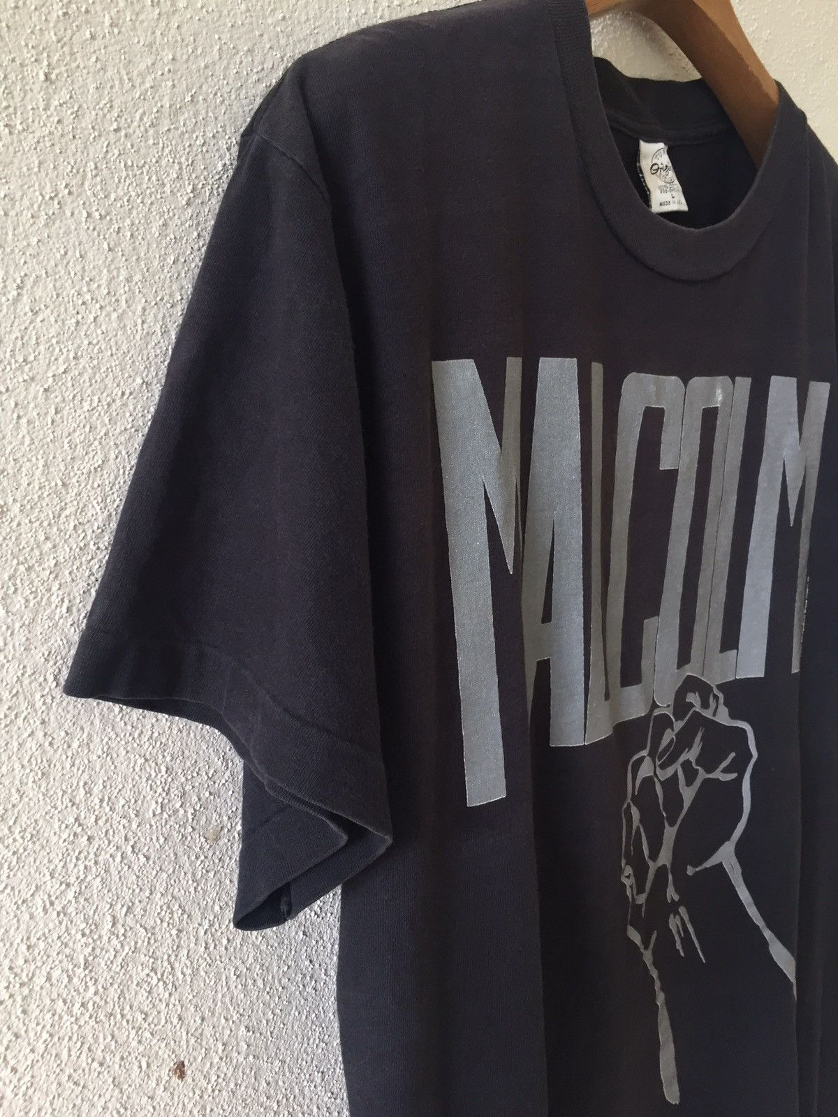 Vintage VINTAGE MALCOLM X 90s American minister Activist Rare Tees Size US L / EU 52-54 / 3 - 6 Thumbnail