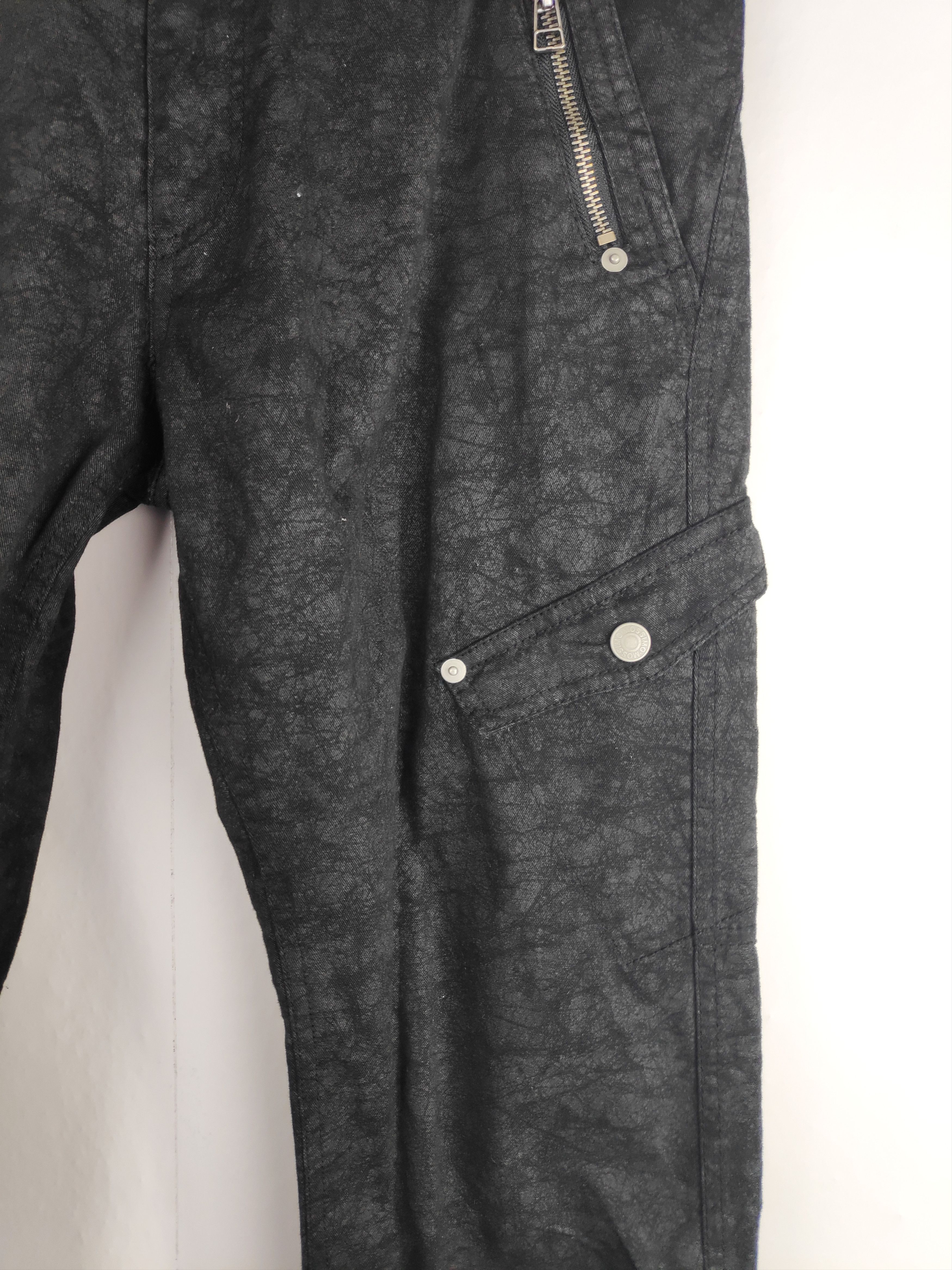 Designer × Japanese Brand Mossimo Jeans Zipper Punk Design Multi Pocket Black Cargo Size US 30 / EU 46 - 7 Thumbnail