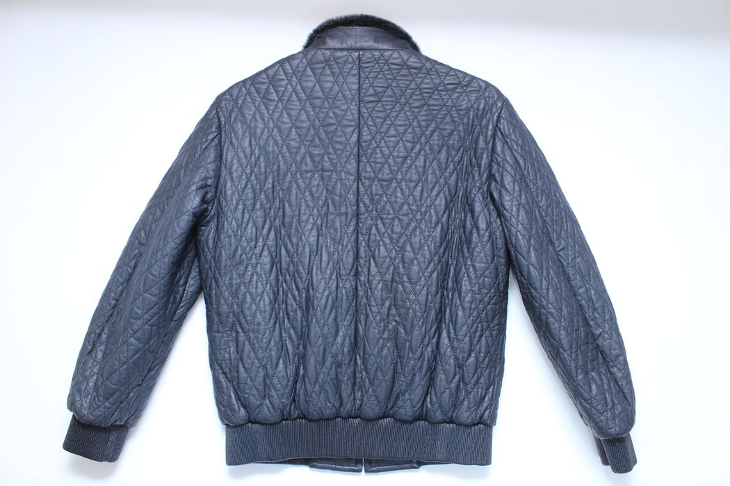 Leather Gino Pellini Leather Jacket With Fur Size 46 Hype Rare | Grailed