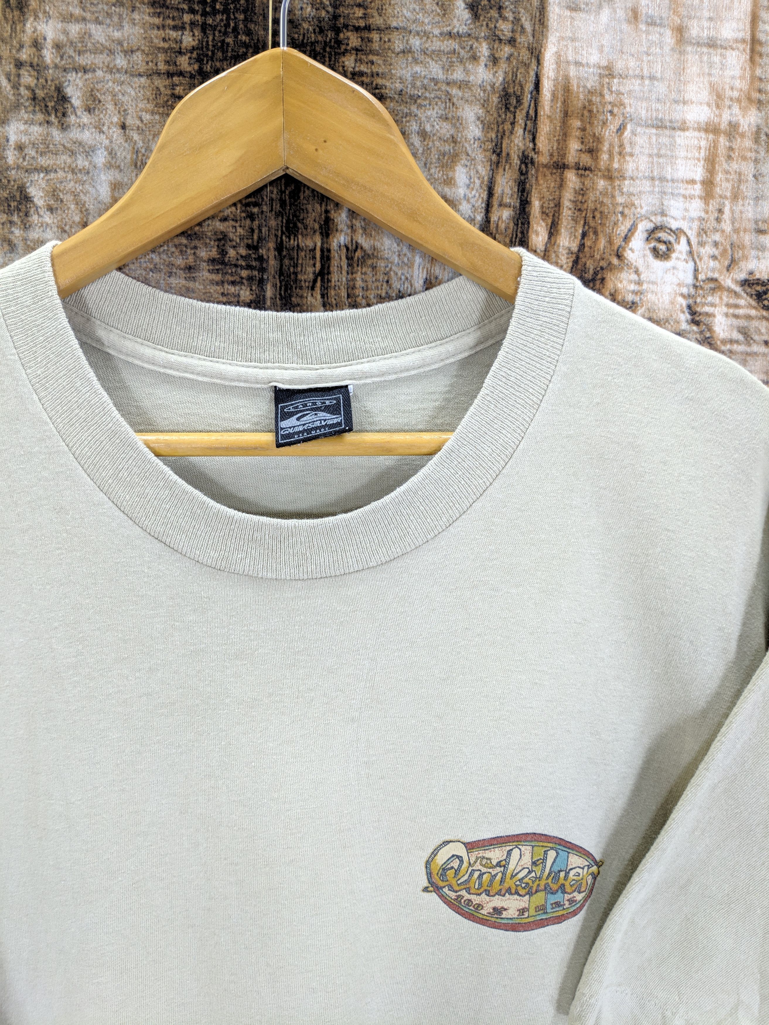 Quicksilver × Vintage Quicksilver Big Logo Spell Out Sweatshirt Surfing Style Size US L / EU 52-54 / 3 - 5 Thumbnail
