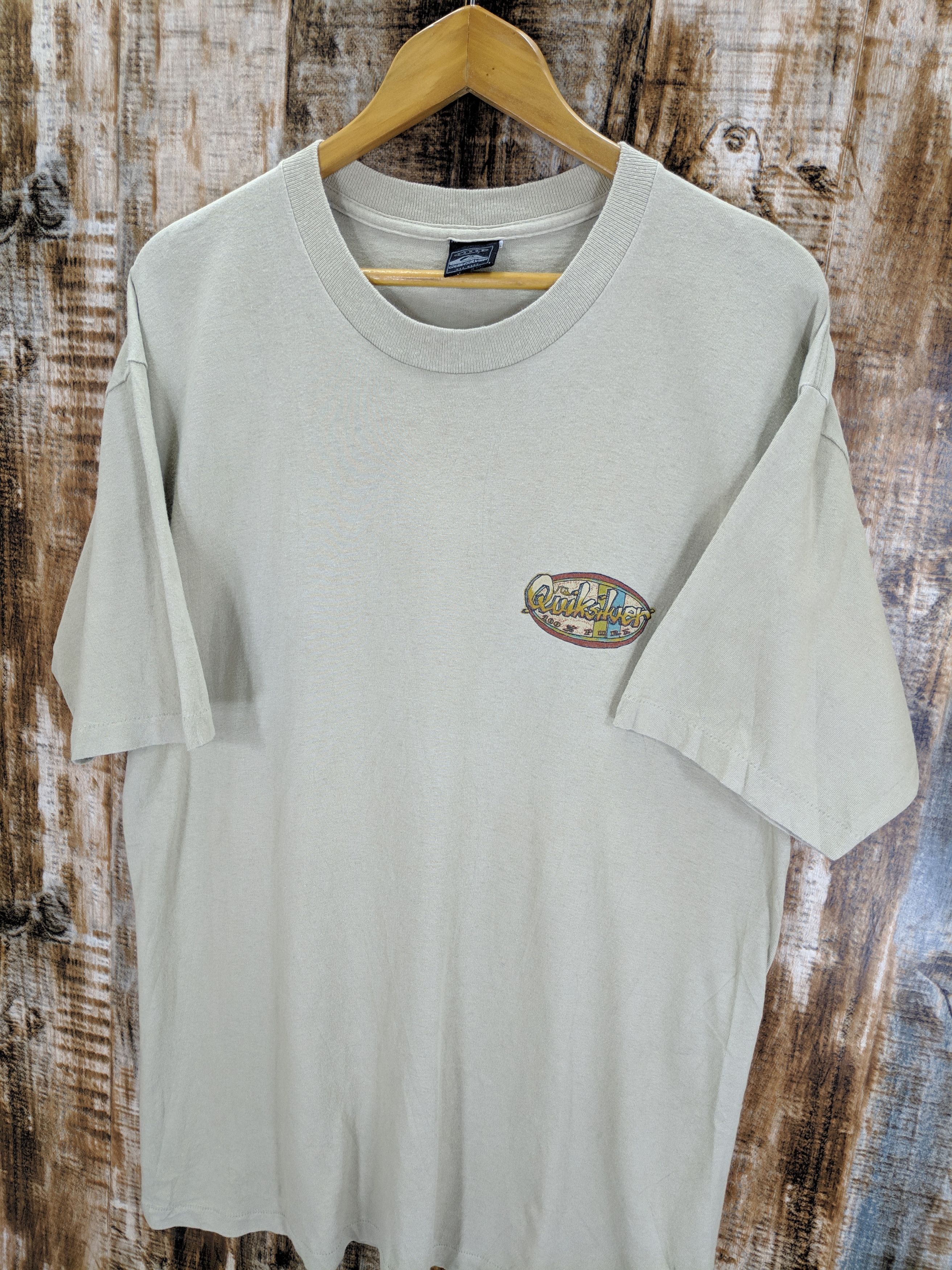 Quicksilver × Vintage Quicksilver Big Logo Spell Out Sweatshirt Surfing Style Size US L / EU 52-54 / 3 - 3 Thumbnail