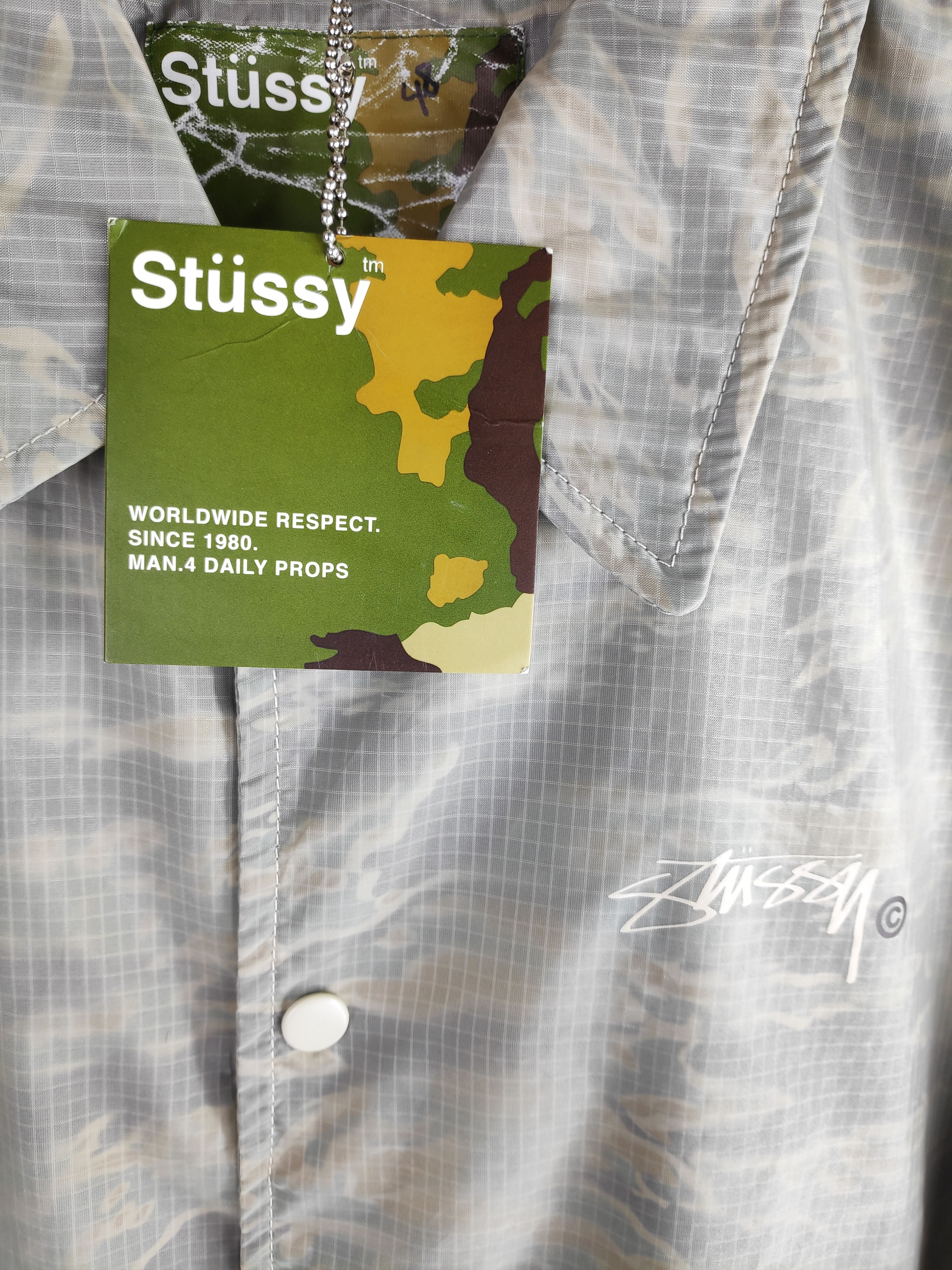Stussy Stussy Coach Stussy Tiger Stripes jacket Snap Button USA Size US M / EU 48-50 / 2 - 5 Thumbnail