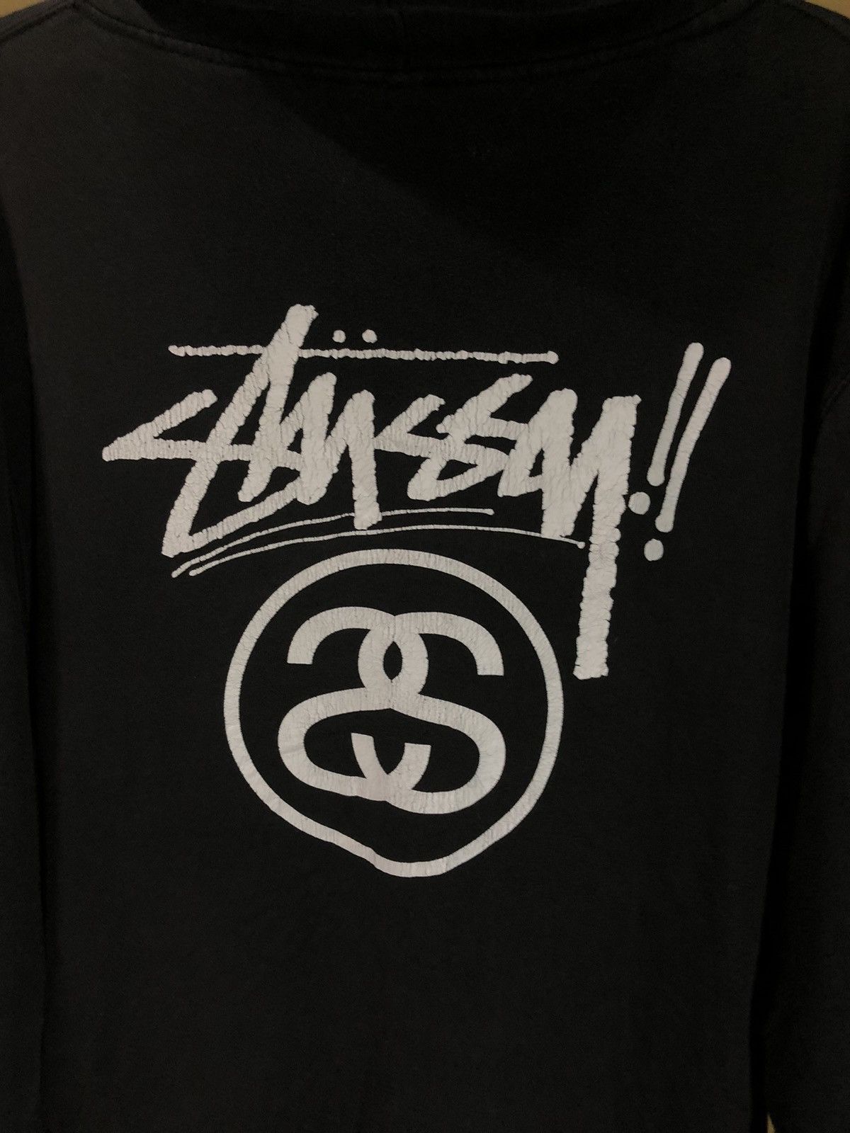 Stussy Stussy Big Logo Distressed Hoodie Size US XL / EU 56 / 4 - 6 Thumbnail
