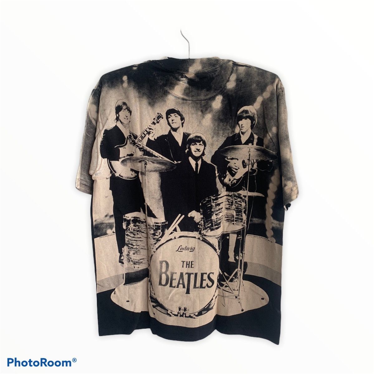 Band Tees Vintage 90s The Beatles Acid Wash T Shirt Size US L / EU 52-54 / 3 - 8 Thumbnail