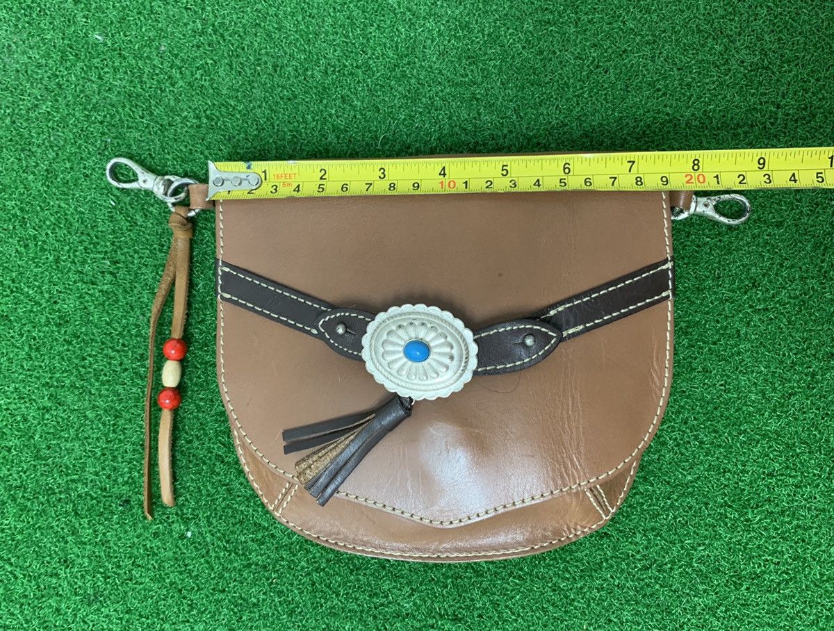 Handmade × Japanese Brand × Leather Medicine Waist Leather Bag Handmade Like Red moon Goro’s Size ONE SIZE - 3 Thumbnail