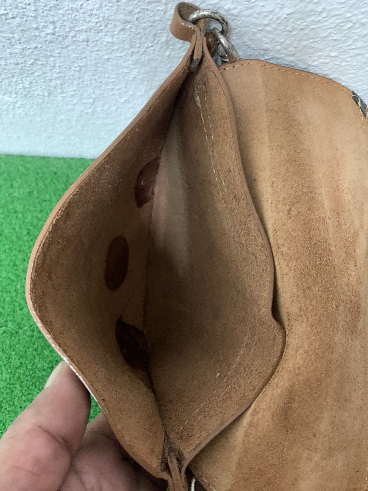 Handmade × Japanese Brand × Leather Medicine Waist Leather Bag Handmade Like Red moon Goro’s Size ONE SIZE - 6 Thumbnail