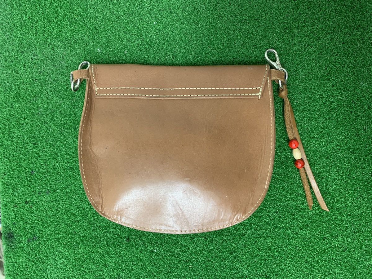 Handmade × Japanese Brand × Leather Medicine Waist Leather Bag Handmade Like Red moon Goro’s Size ONE SIZE - 8 Thumbnail