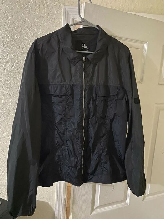 Isaora Isaora packable light shirt jacket black/navy L US made