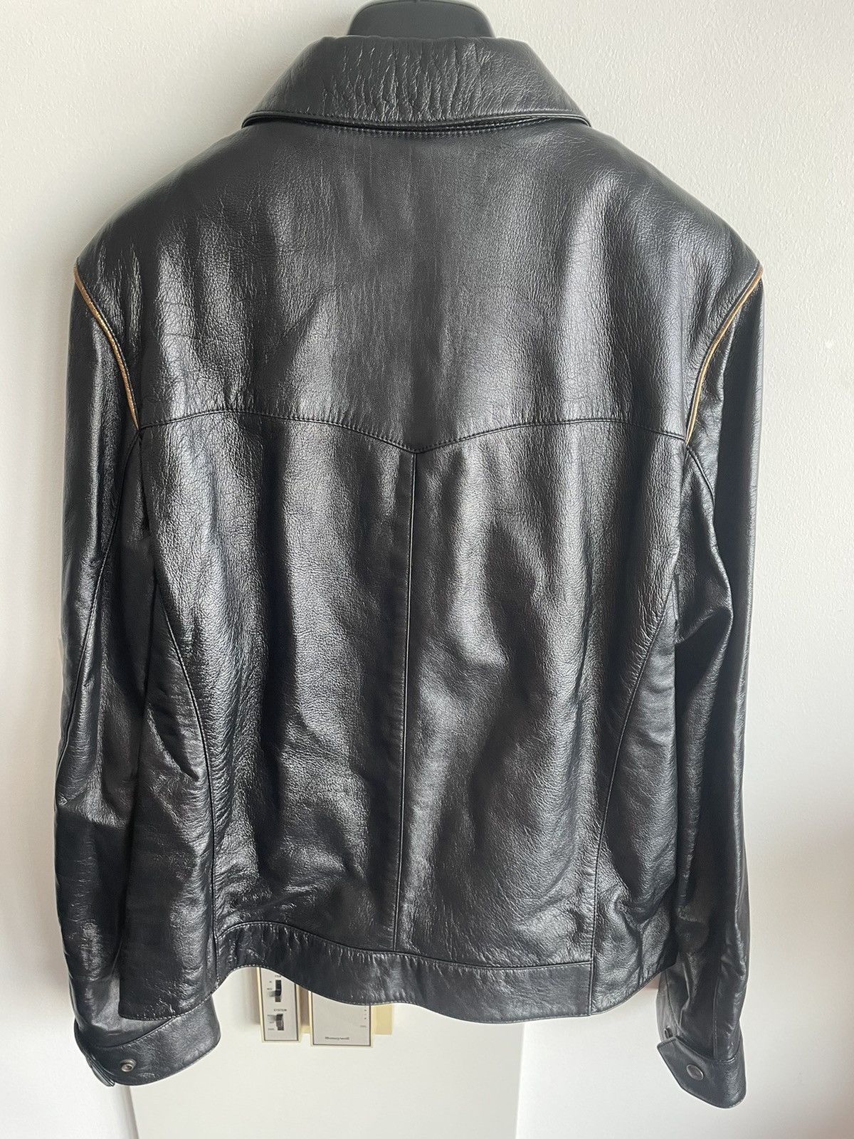 Saint Laurent Paris $5k Value Brand New Super Runway Lambskin Leather Jacket Size US L / EU 52-54 / 3 - 3 Thumbnail