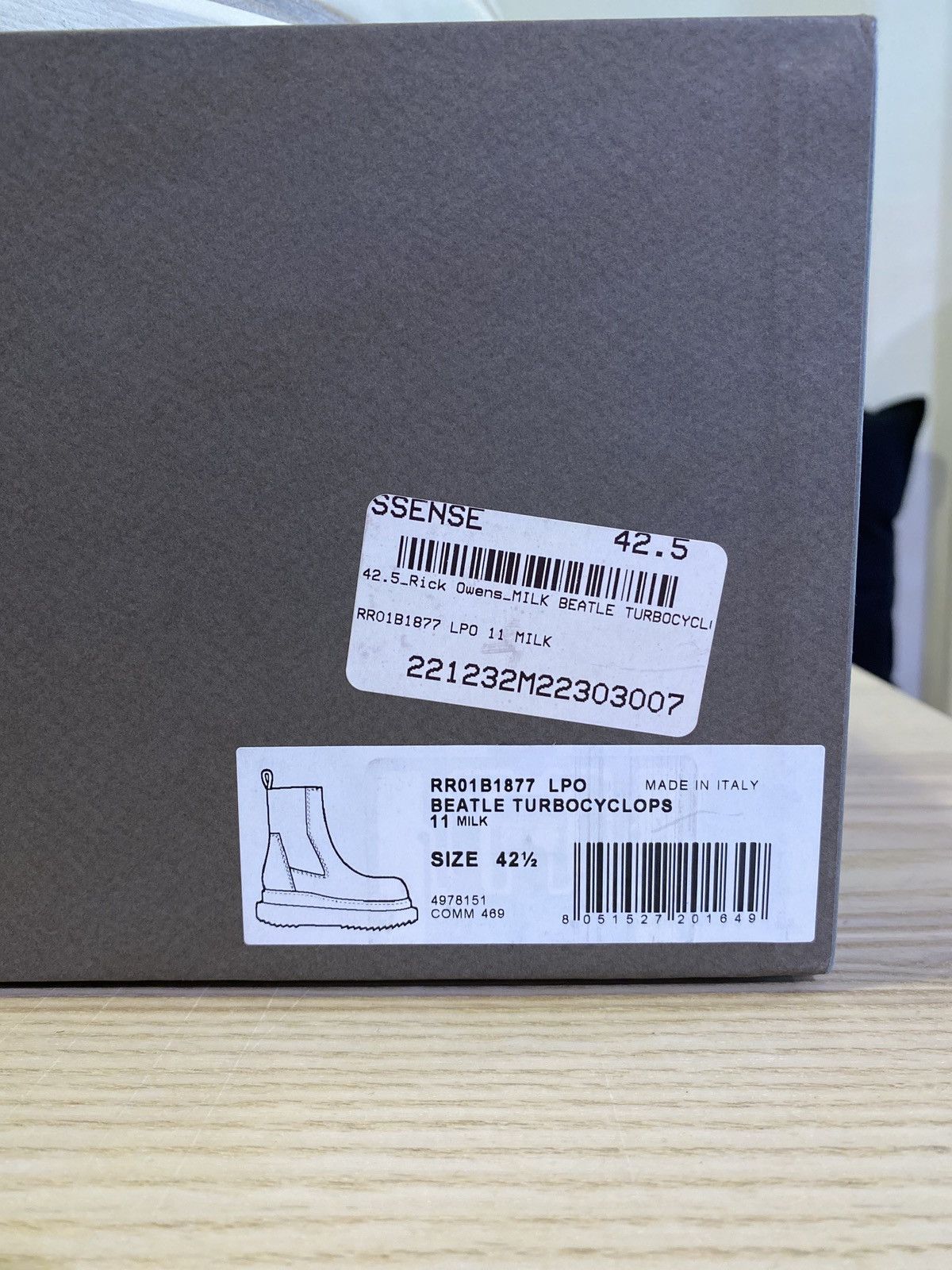 Rick Owens Off-White Beatle Turbo Cyclops Boots | Grailed