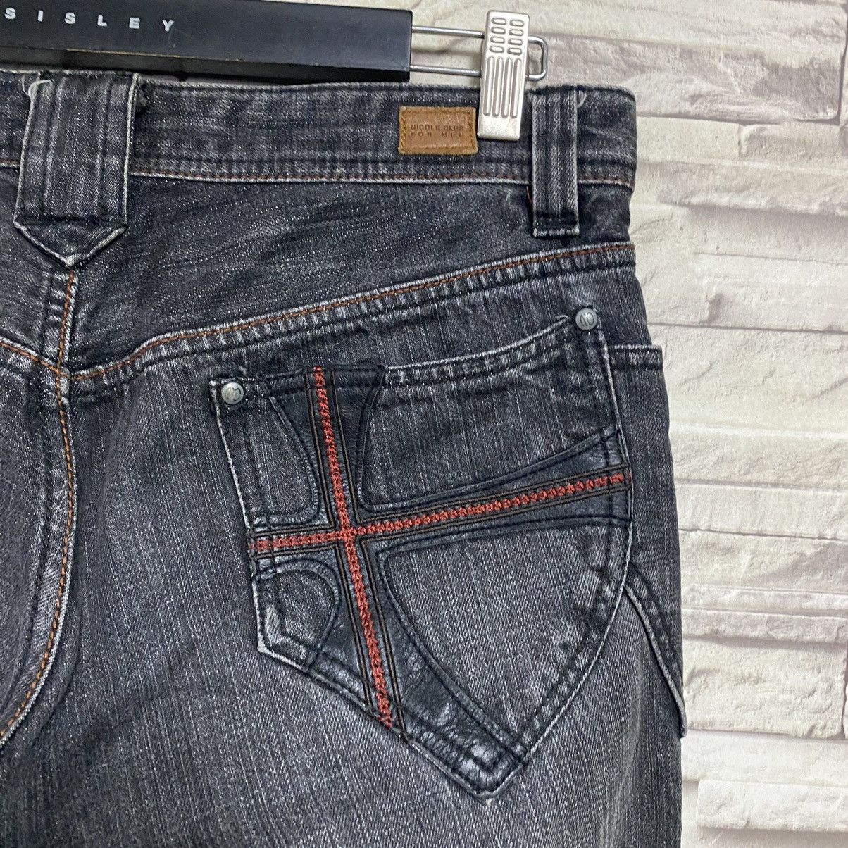 Nicole Club Nicole Club For Men Denim Flare Jeans Size US 31 - 13 Thumbnail