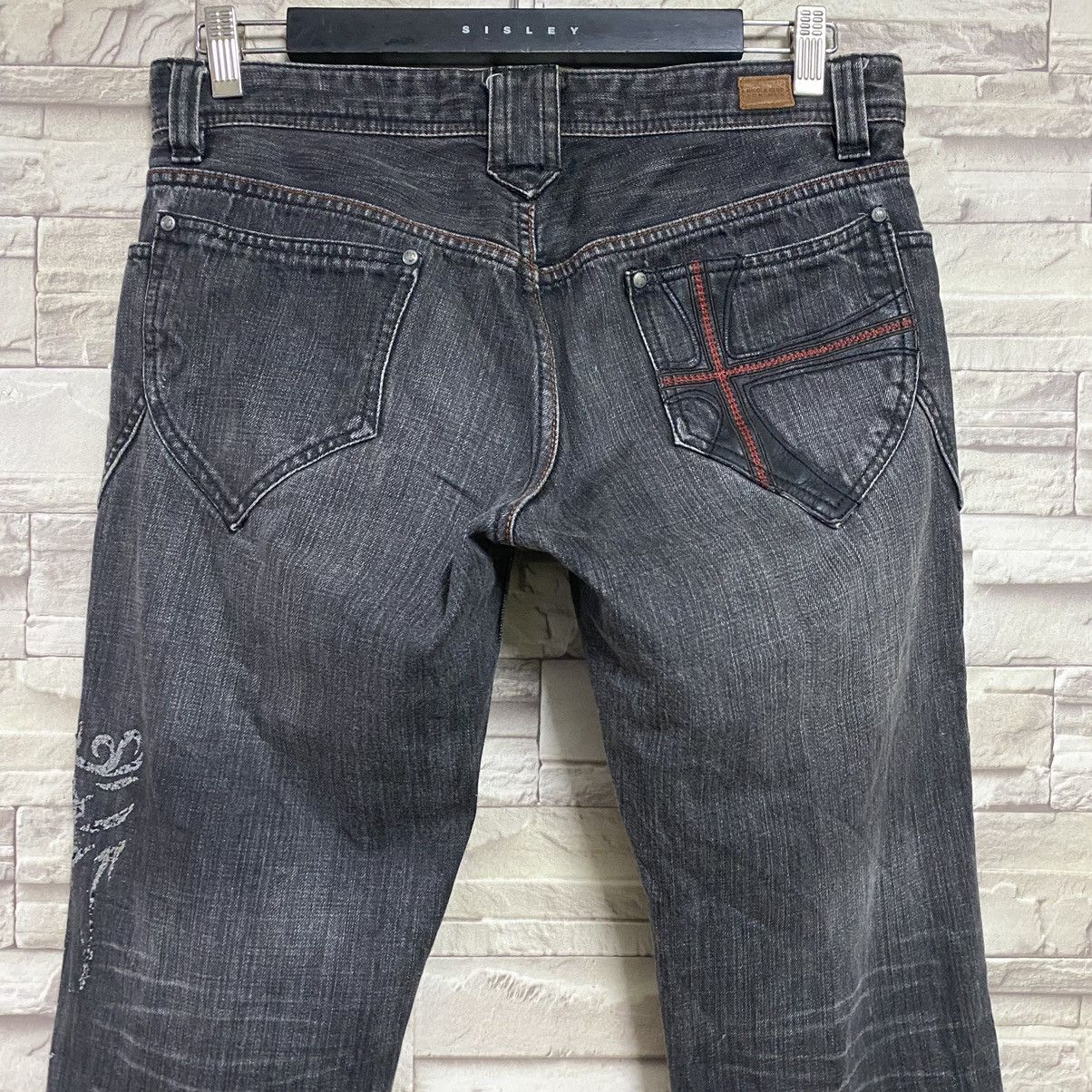 Nicole Club Nicole Club For Men Denim Flare Jeans Size US 31 - 10 Thumbnail