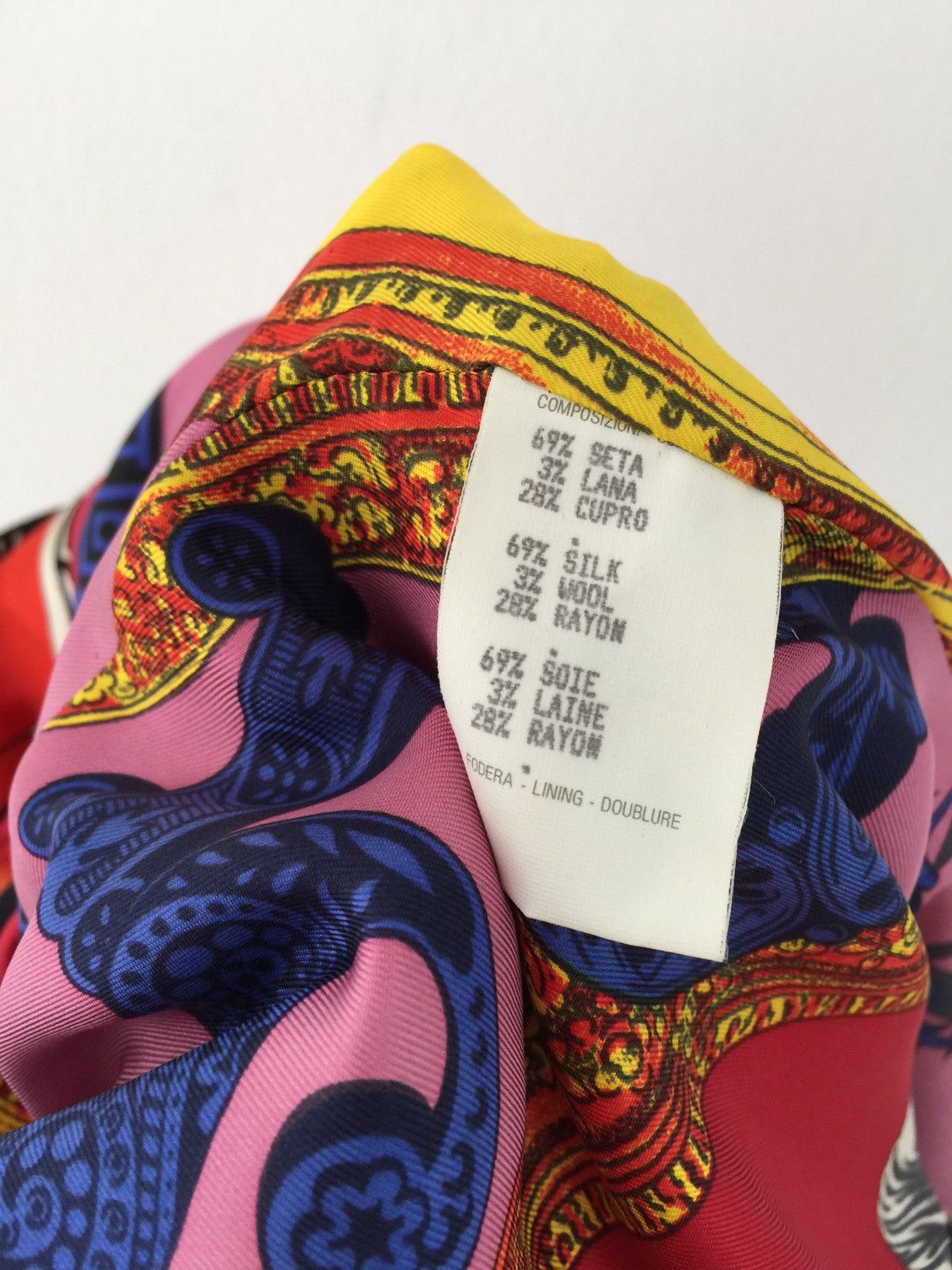 Versace Gianni Versace Canova Print Velvet Skirt Suit Size XS / US 0-2 / IT 36-38 - 10 Thumbnail