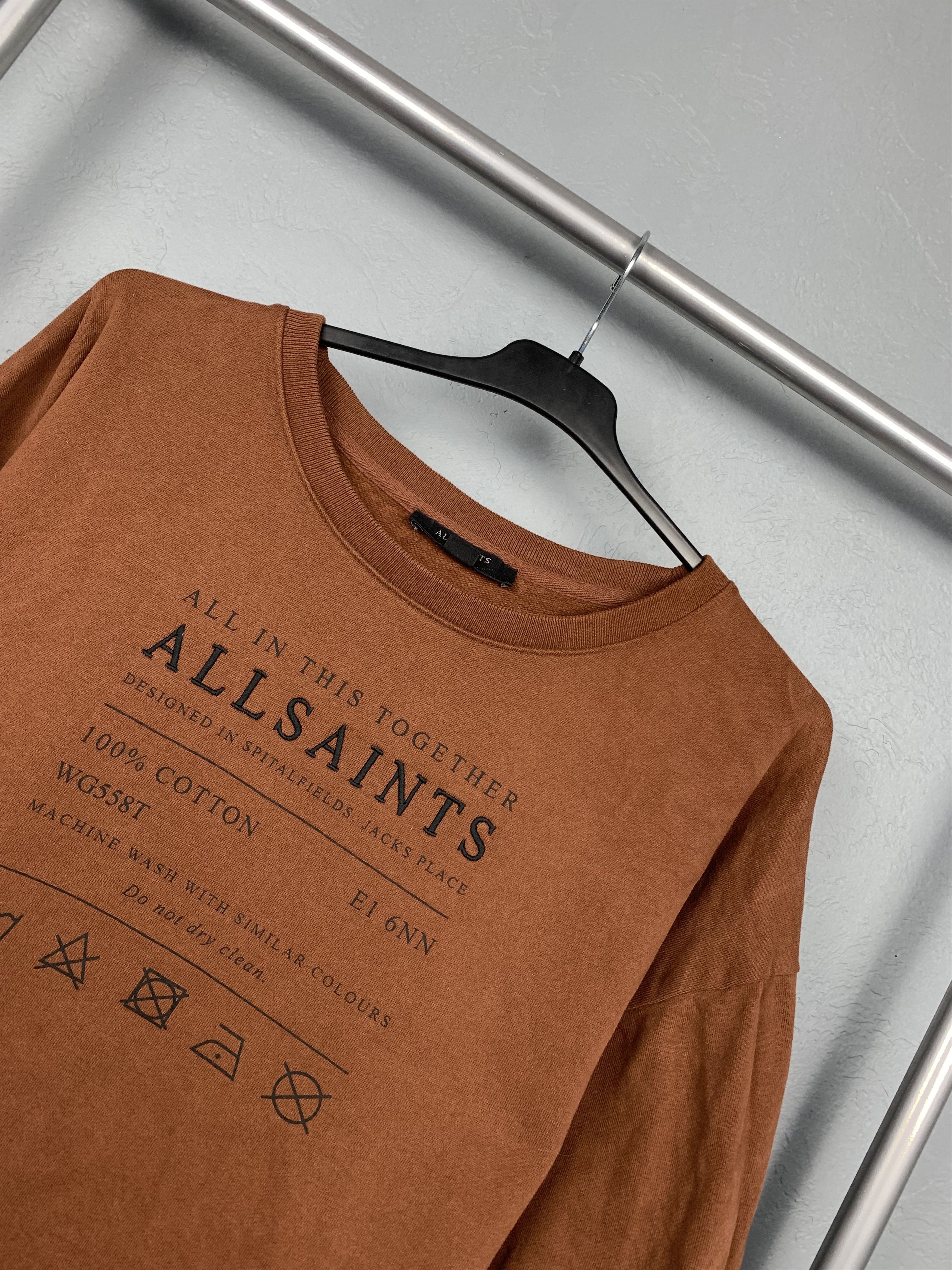 Allsaints Allsaints Vintage Womens Oversized Sweatshirt Size L / US 10 / IT 46 - 2 Thumbnail