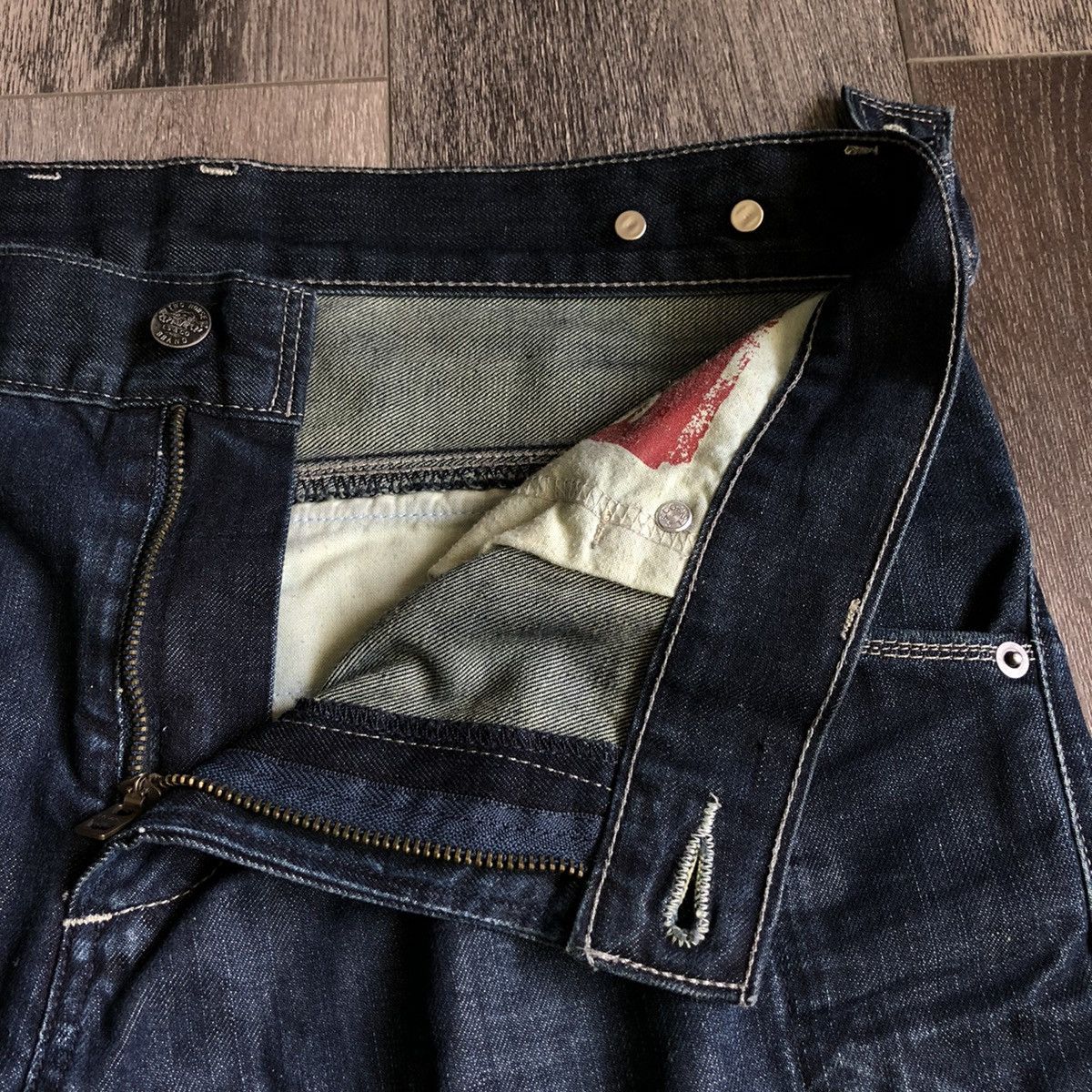 Levi's Vintage Y2K Levi’s 511 Skinny Multi Pocket Denim Jeans 34x32 Size US 34 / EU 50 - 11 Thumbnail