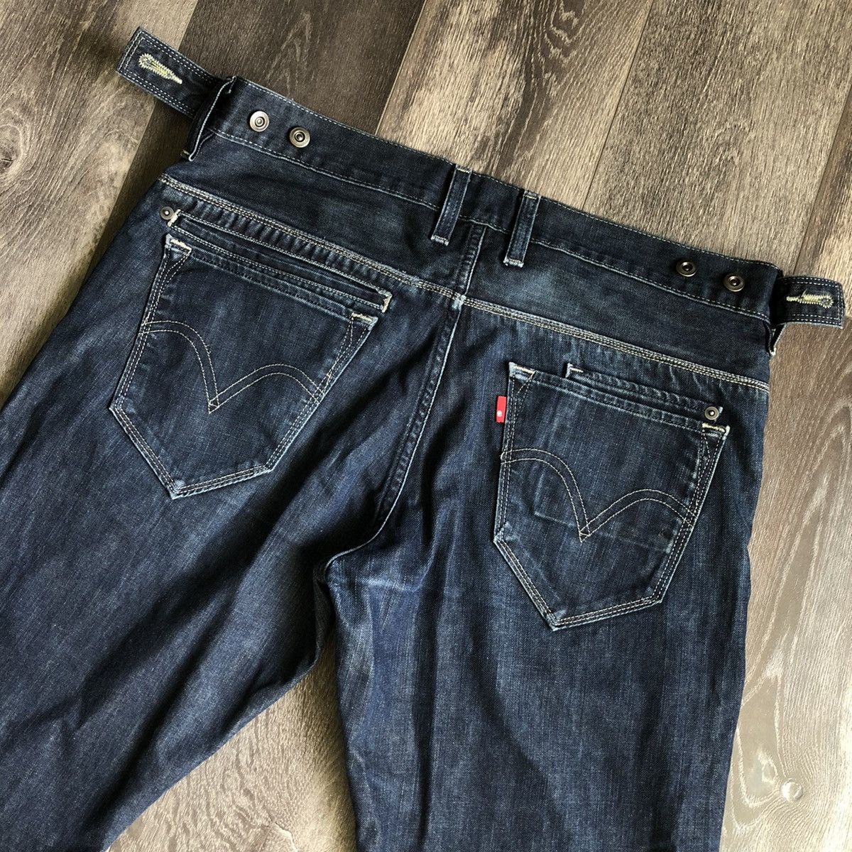 Levi's Vintage Y2K Levi’s 511 Skinny Multi Pocket Denim Jeans 34x32 Size US 34 / EU 50 - 3 Thumbnail