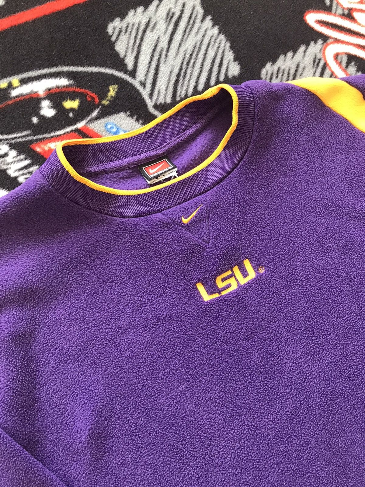 Nike Vintage LSU Tiger’s Nike Center Swoosh Sweatshirt Size US M / EU 48-50 / 2 - 2 Preview