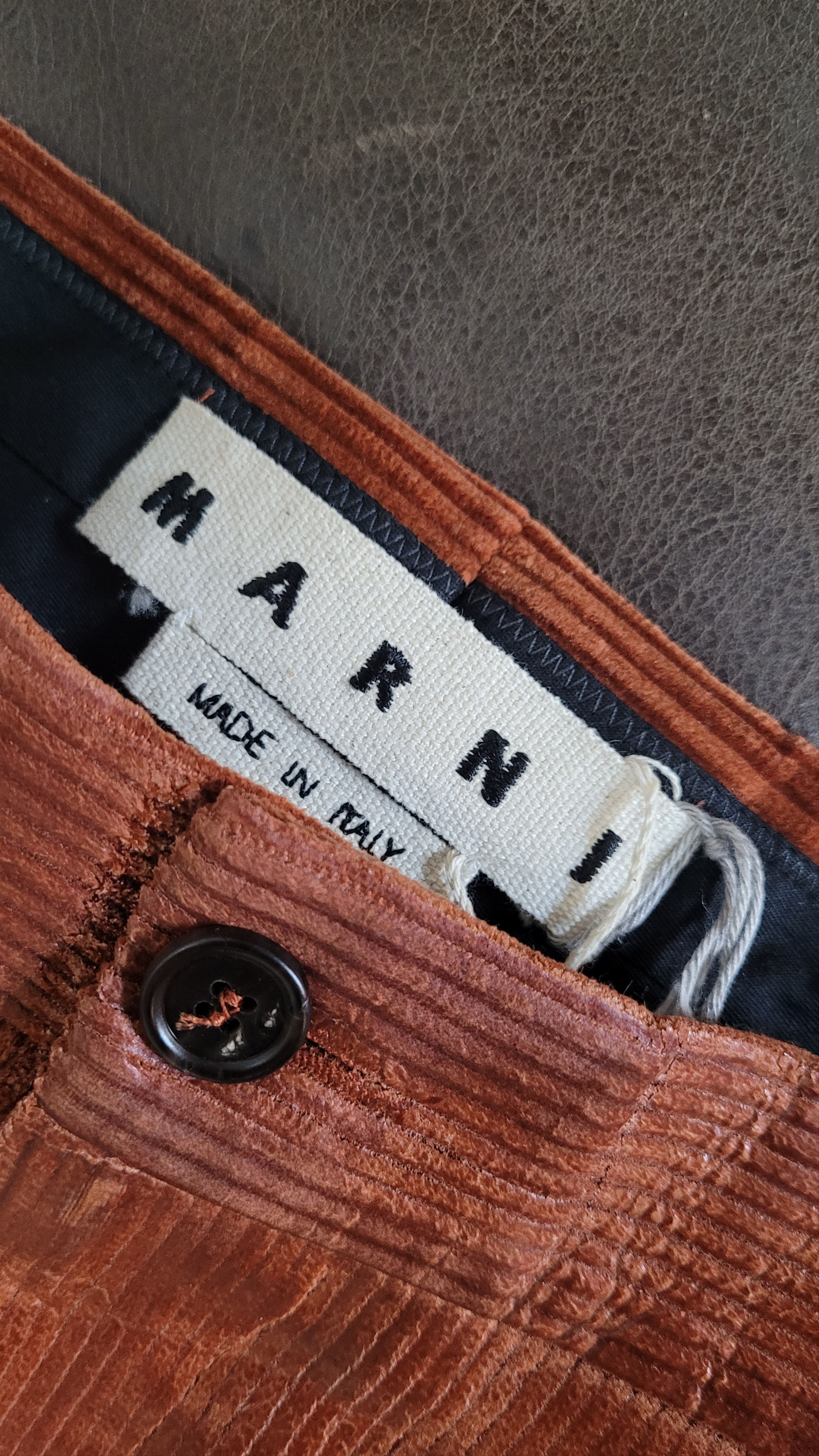Marni Flared Waxed Runway Pants Size US 30 / EU 46 - 5 Thumbnail