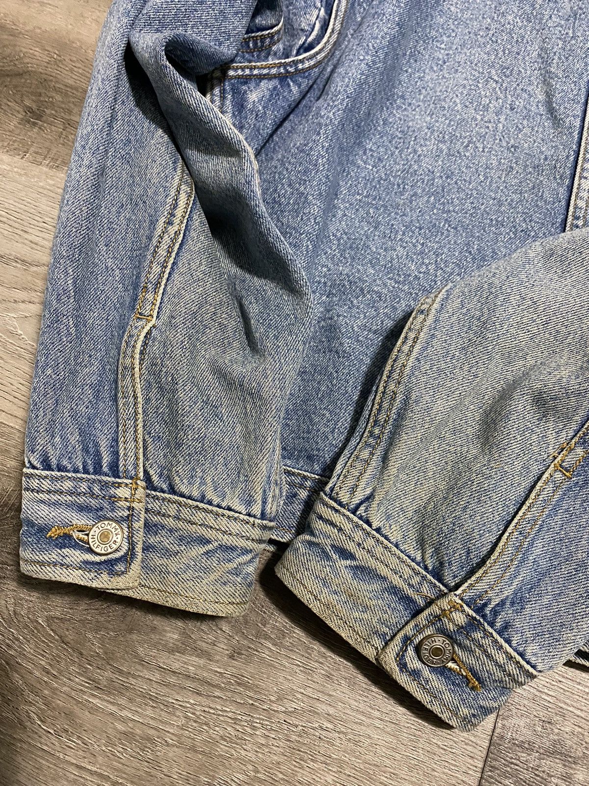 Tommy Hilfiger × Vintage Vintage 1990s Tommy Hilfiger Denim Crest Jacket Size US XL / EU 56 / 4 - 8 Thumbnail
