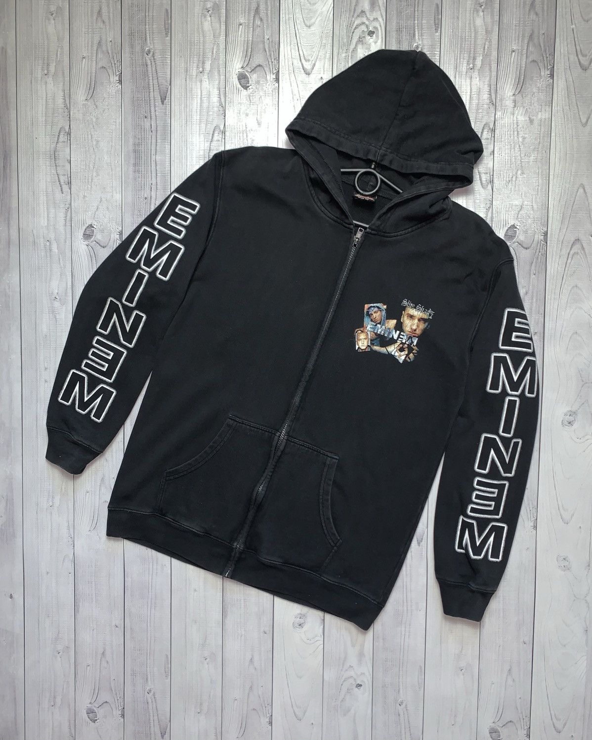 Eminem × Rap Tees × Vintage Vintage Rap Hoodie Eminem big logo size M rare Size US M / EU 48-50 / 2 - 3 Thumbnail