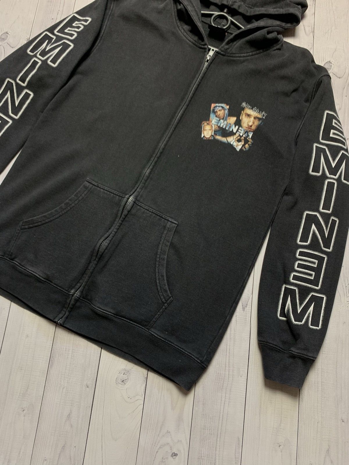 Eminem × Rap Tees × Vintage Vintage Rap Hoodie Eminem big logo size M rare Size US M / EU 48-50 / 2 - 4 Thumbnail