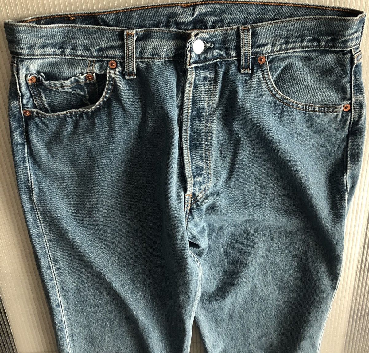Levi's LEVIS 🇬🇧 STONEWASH 501 XX MADE IN UK 311 VINTAGE 90s VGC Size US 36 / EU 52 - 5 Thumbnail