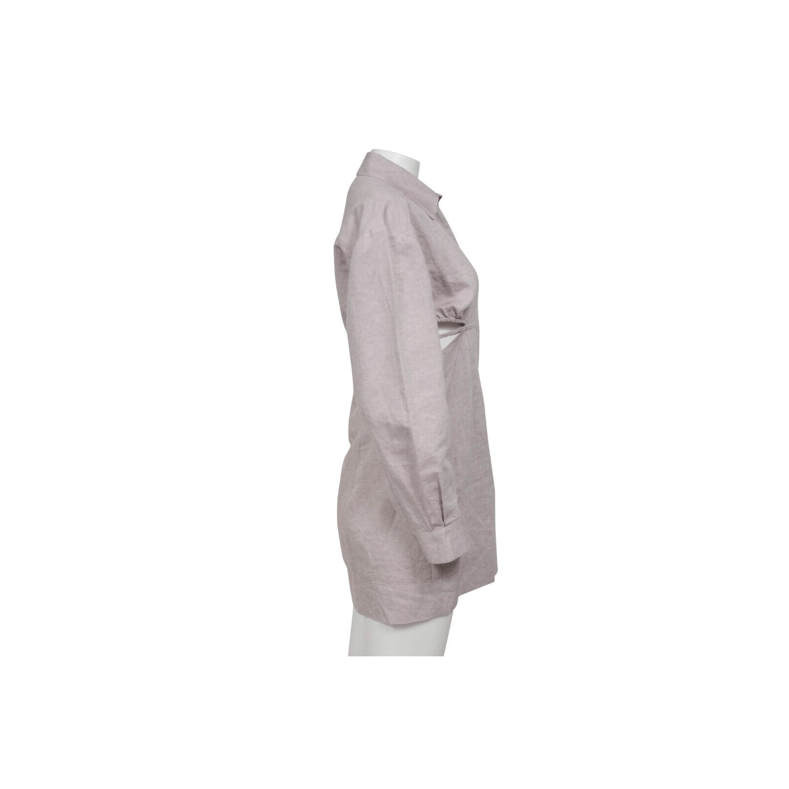 Jacquemus l'annee 97 Runway Shirt Dress Size 42 Lilac Linen Size M / US 6-8 / IT 42-44 - 7 Thumbnail