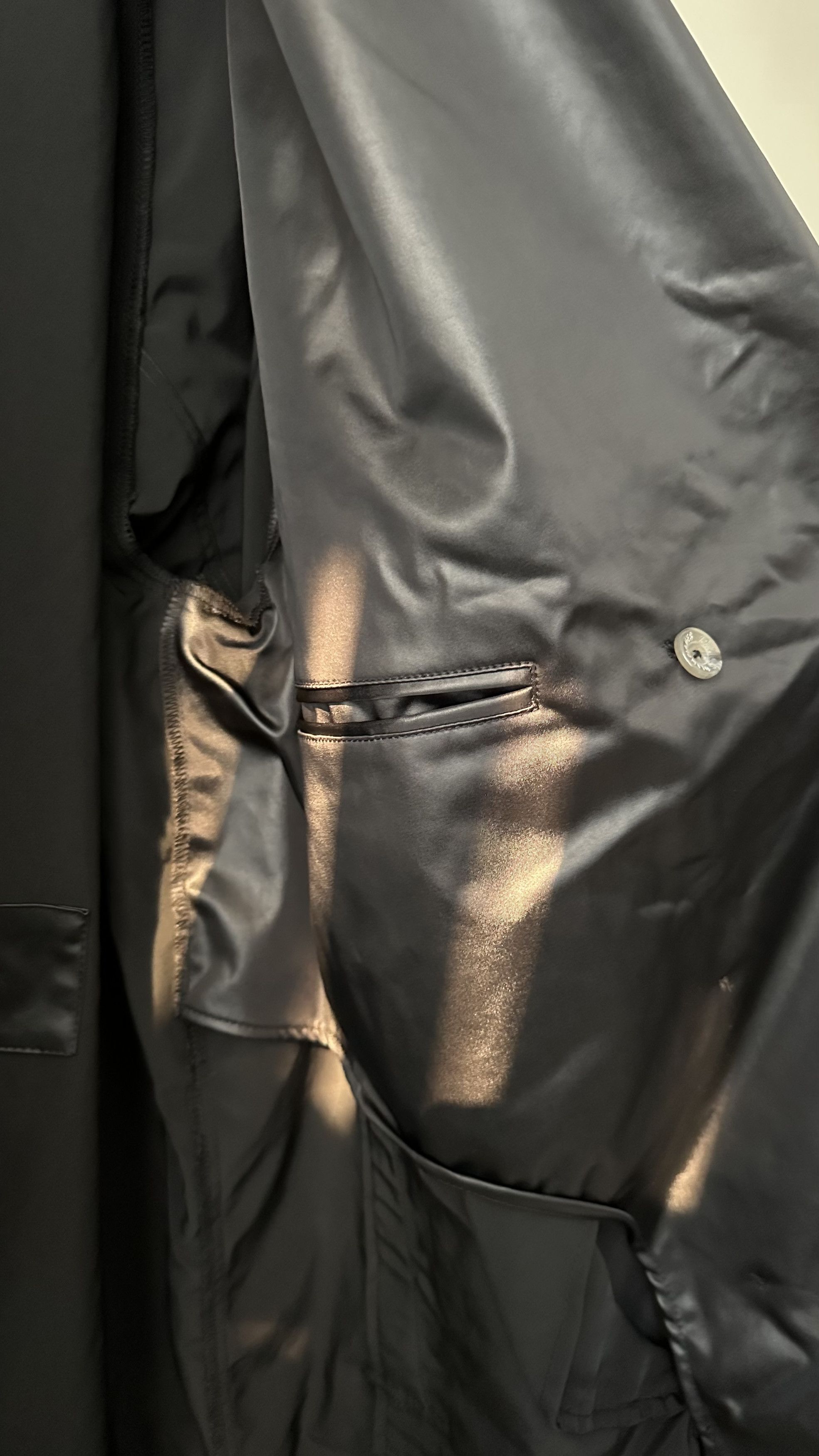 Song For The Mute Long Trench Coat Heavy Nylon Size US S / EU 44-46 / 1 - 11 Thumbnail
