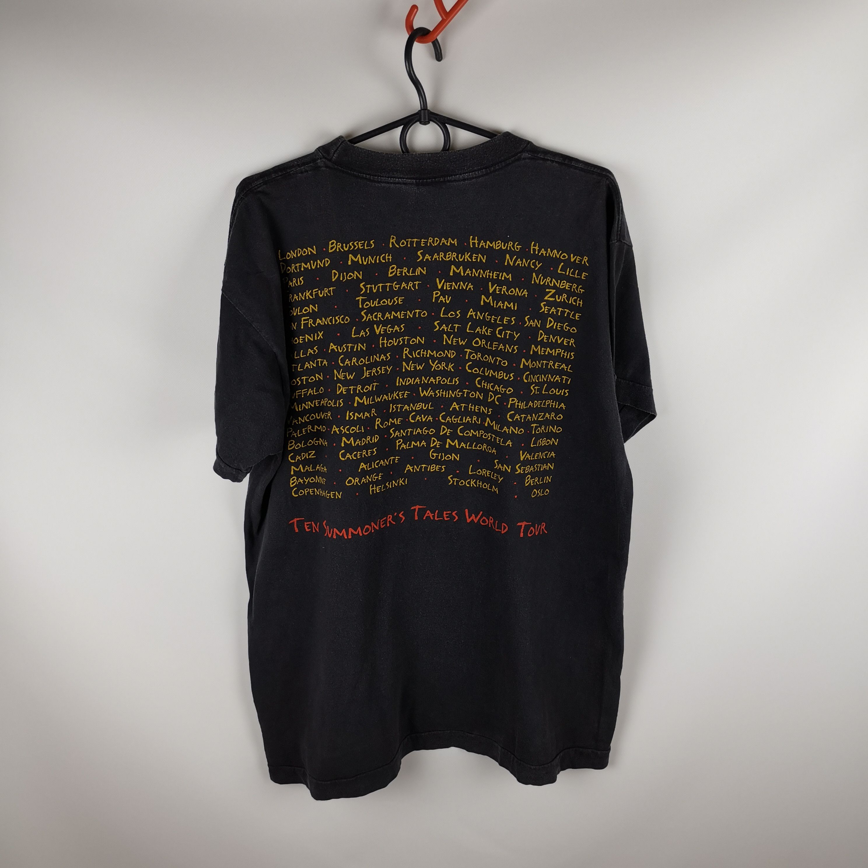 Band Tees × Sting × Vintage Sting vintage 90s ten summoner's tales world tour tee Size US L / EU 52-54 / 3 - 3 Thumbnail