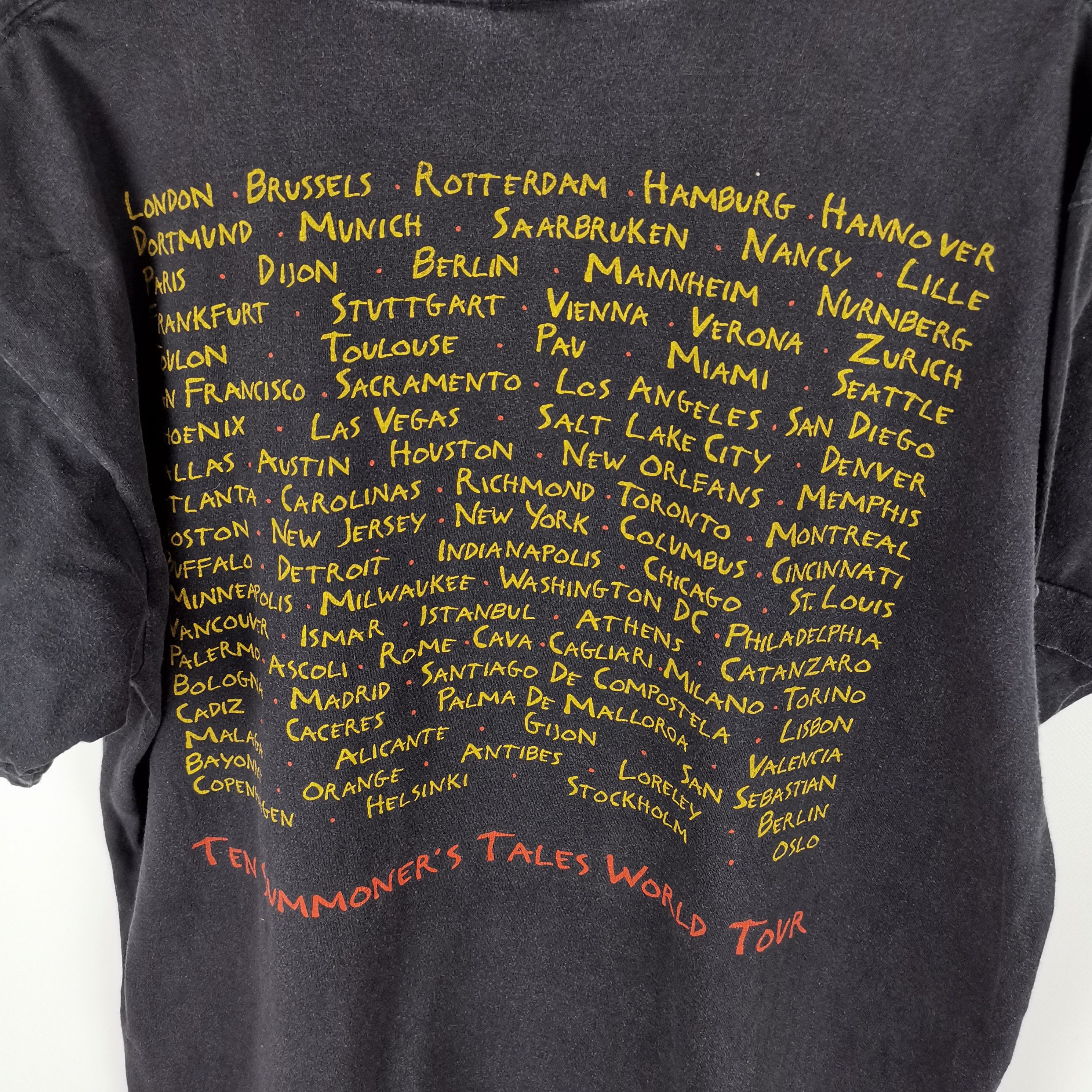 Band Tees × Sting × Vintage Sting vintage 90s ten summoner's tales world tour tee Size US L / EU 52-54 / 3 - 2 Thumbnail