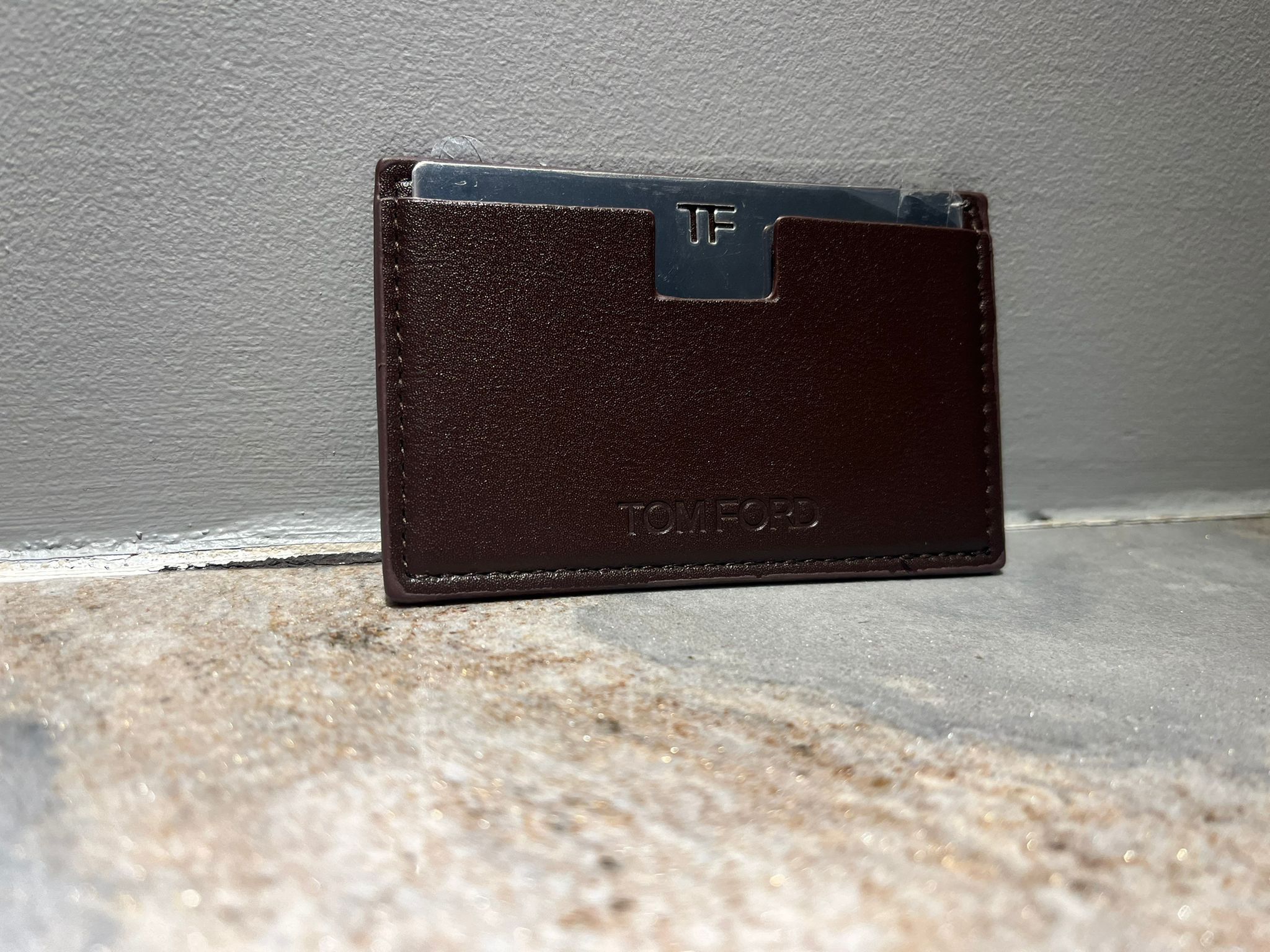 Tom Ford Card Holder Wallet in Dark Brown Size ONE SIZE - 2 Thumbnail