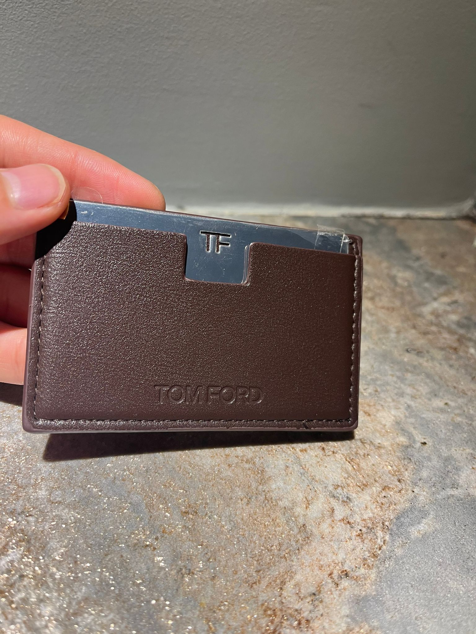 Tom Ford Card Holder Wallet in Dark Brown Size ONE SIZE - 8 Thumbnail
