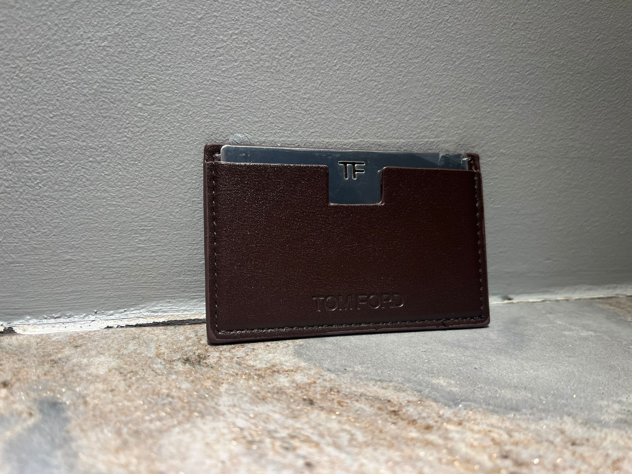 Tom Ford Card Holder Wallet in Dark Brown Size ONE SIZE - 3 Thumbnail