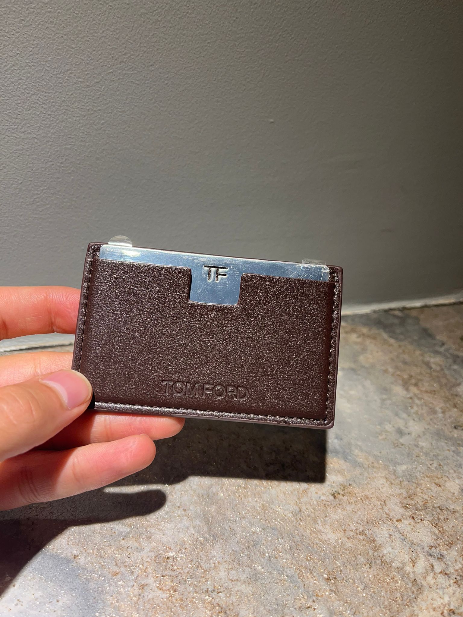 Tom Ford Card Holder Wallet in Dark Brown Size ONE SIZE - 5 Thumbnail