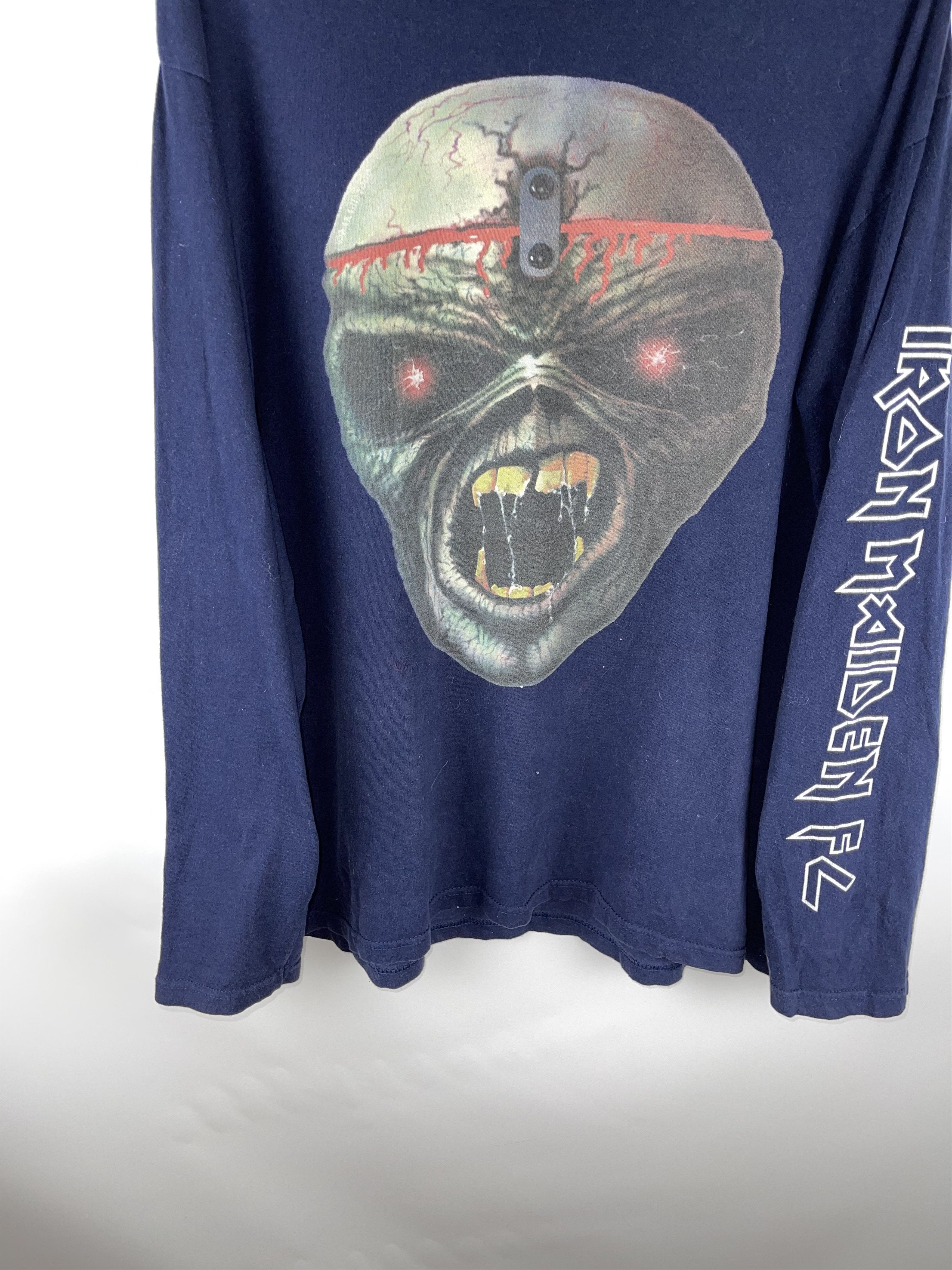 Band Tees Iron maiden FL vintage Gildan fun club 17.6.2000 band tee Size US L / EU 52-54 / 3 - 3 Thumbnail