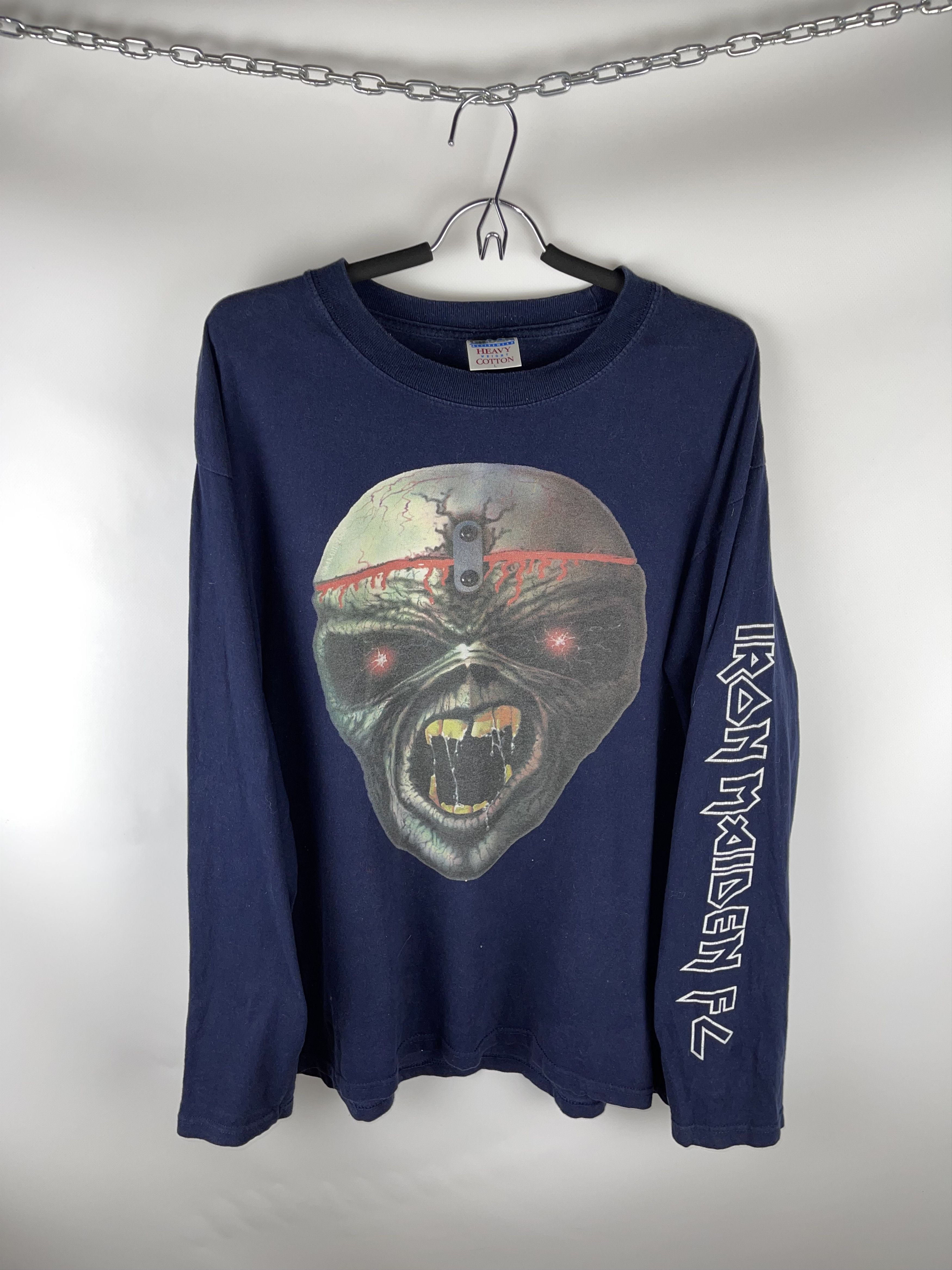 Band Tees Iron maiden FL vintage Gildan fun club 17.6.2000 band tee Size US L / EU 52-54 / 3 - 1 Thumbnail